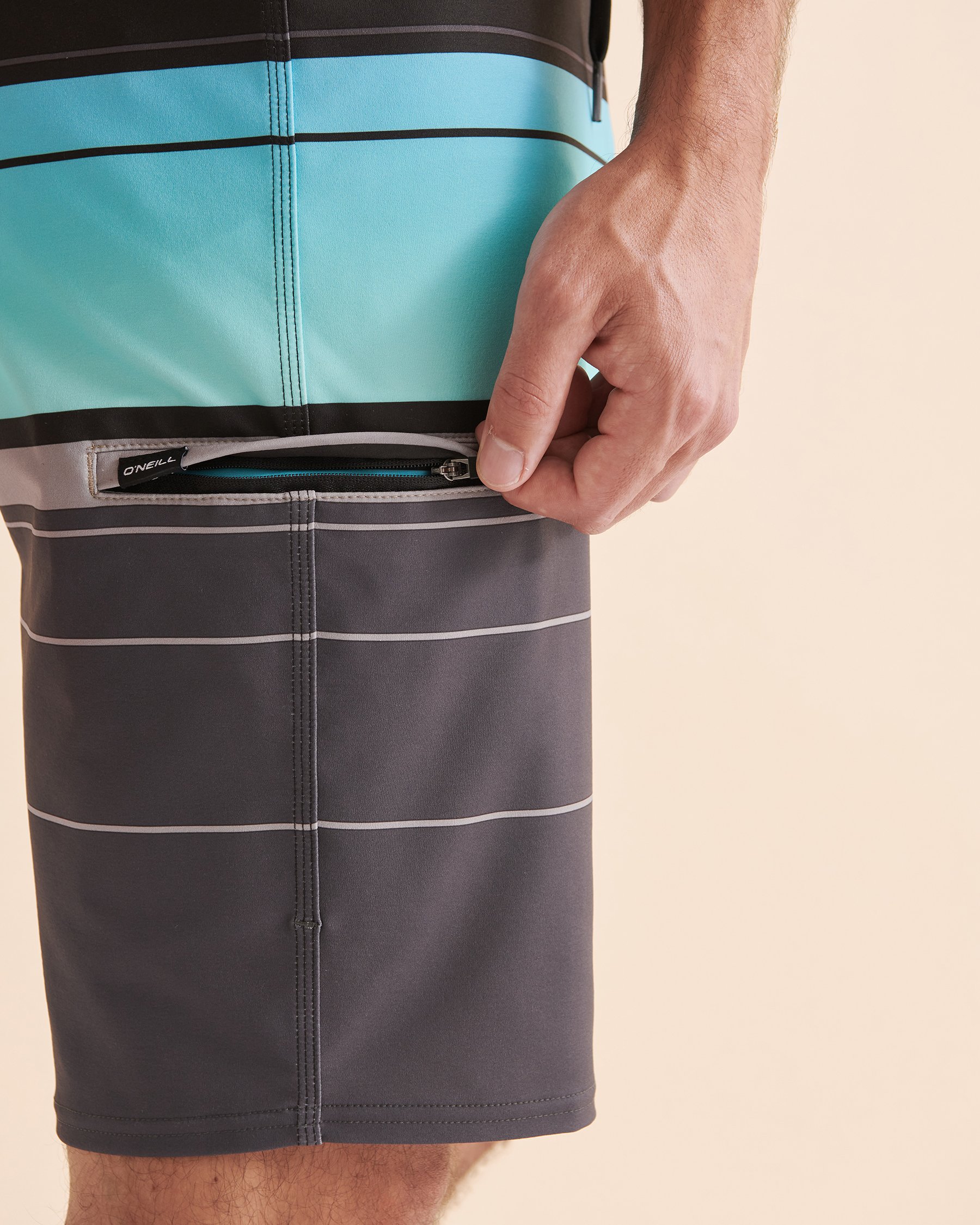 O'NEILL Hyperfreak Heat Stripe Boardshort Swimsuit Graphite SP3106009 - View3