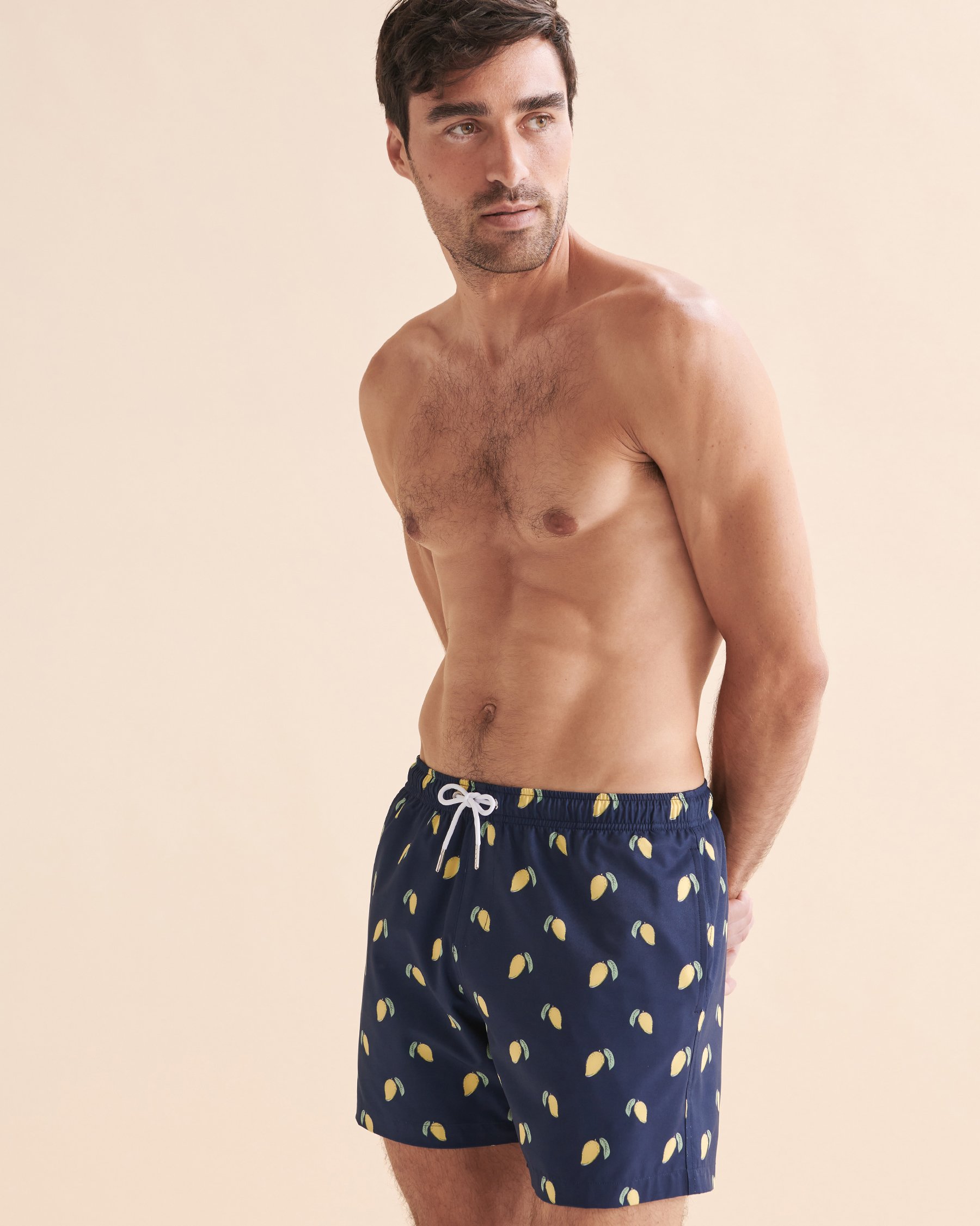 BERMIES Mango Print Volley Swimsuit Navy MANGO-CLA - View5