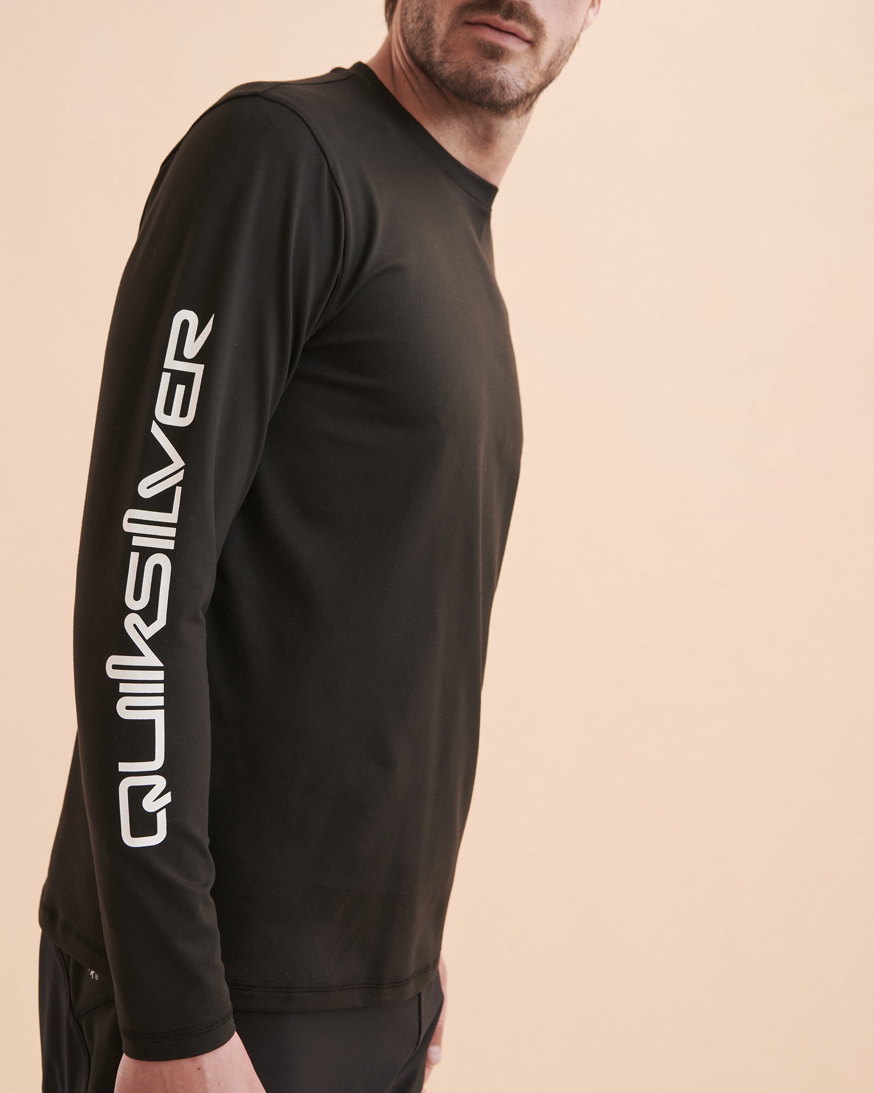 QUIKSILVER Omni Session Long Sleeve UPF 50 Rashguard Black EQYWR03349 - View2