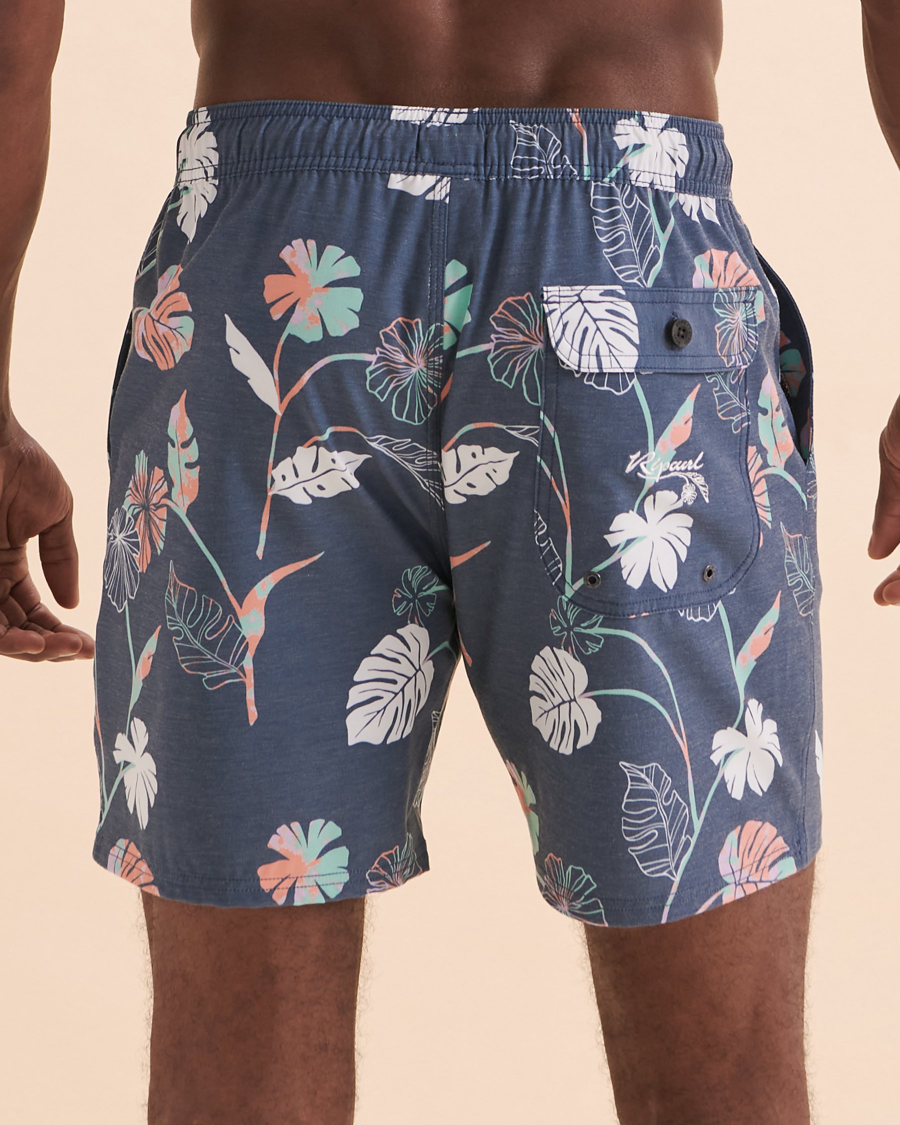 RIP CURL Mod Tropics Volley Swimsuit Washed navy 07HMBO - View2