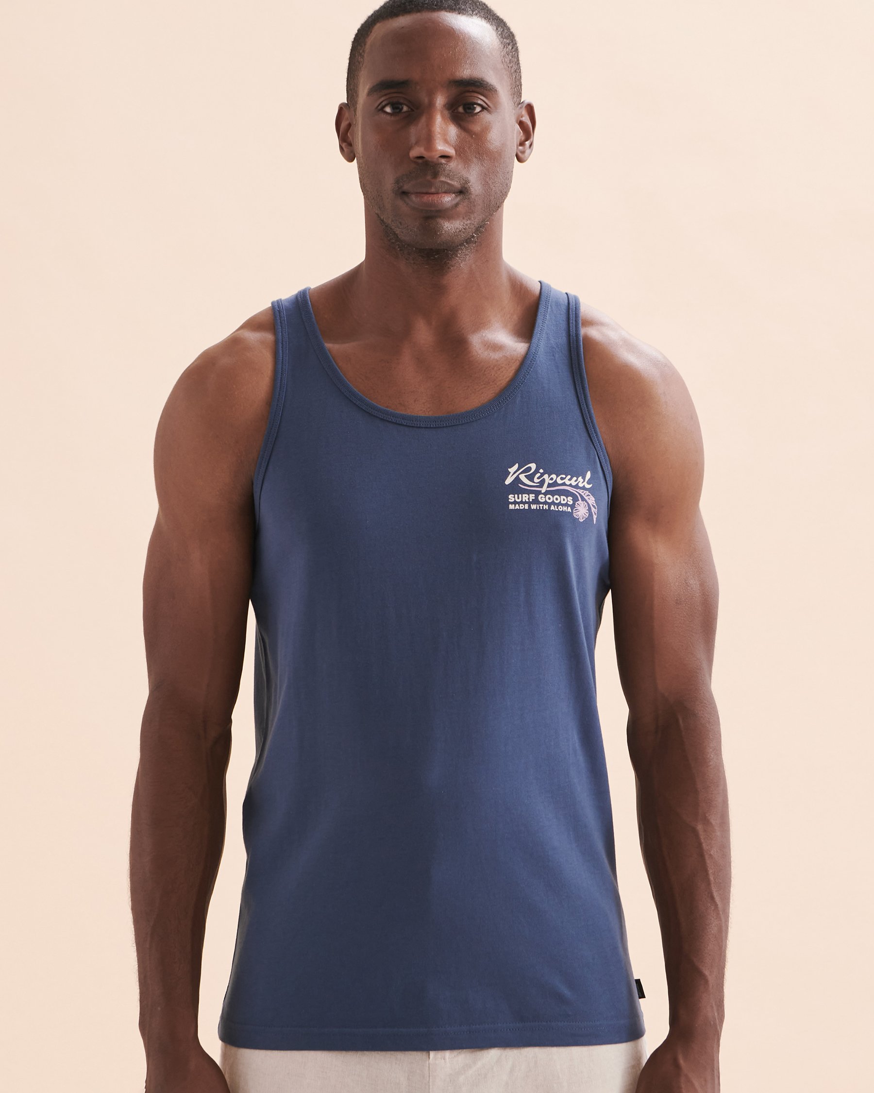 RIP CURL Mod Triopics Aloha Tank Top Washed Navy 0LZMTE - View5