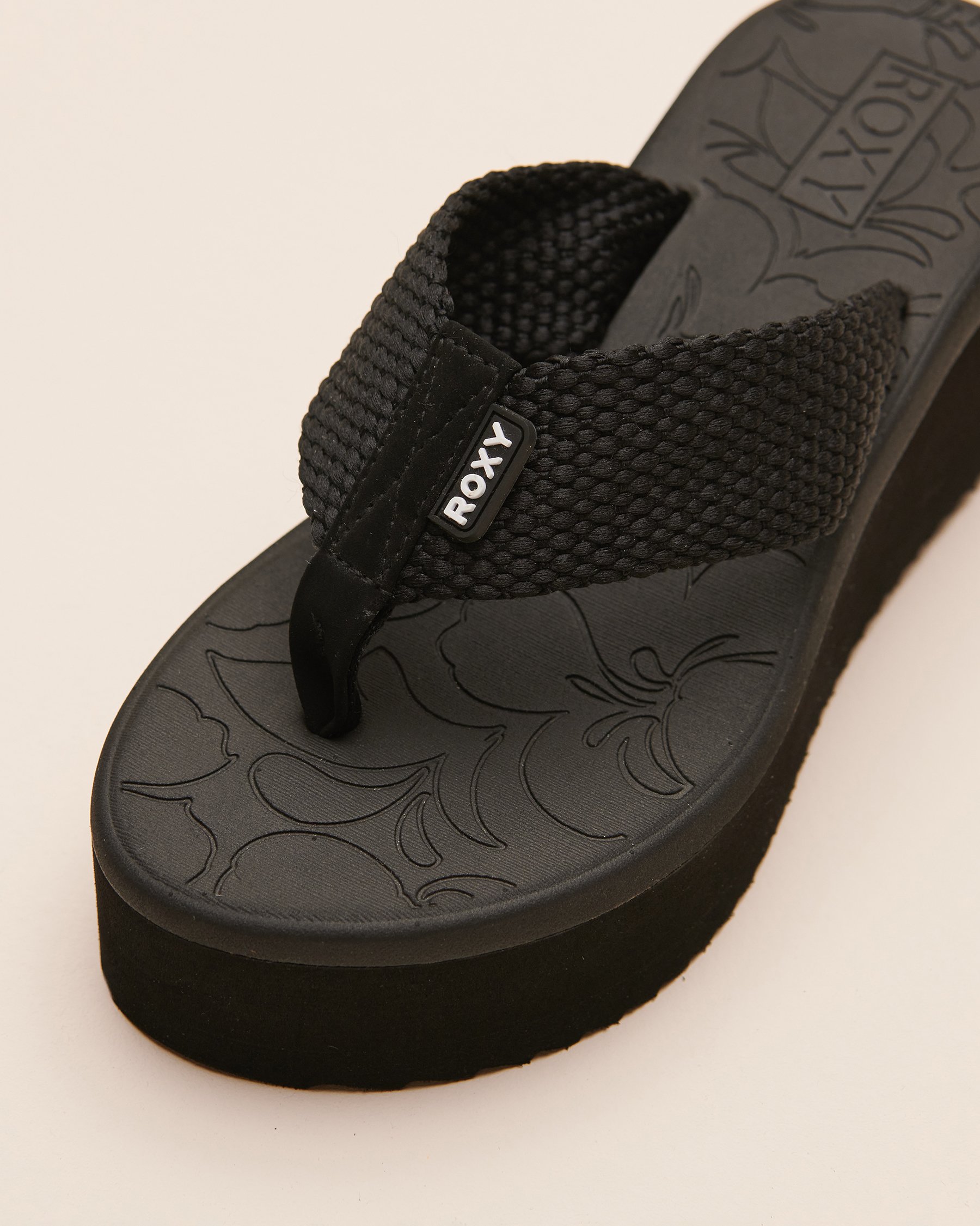 ROXY Sandales compensées Noir ARJL101073 - Voir3