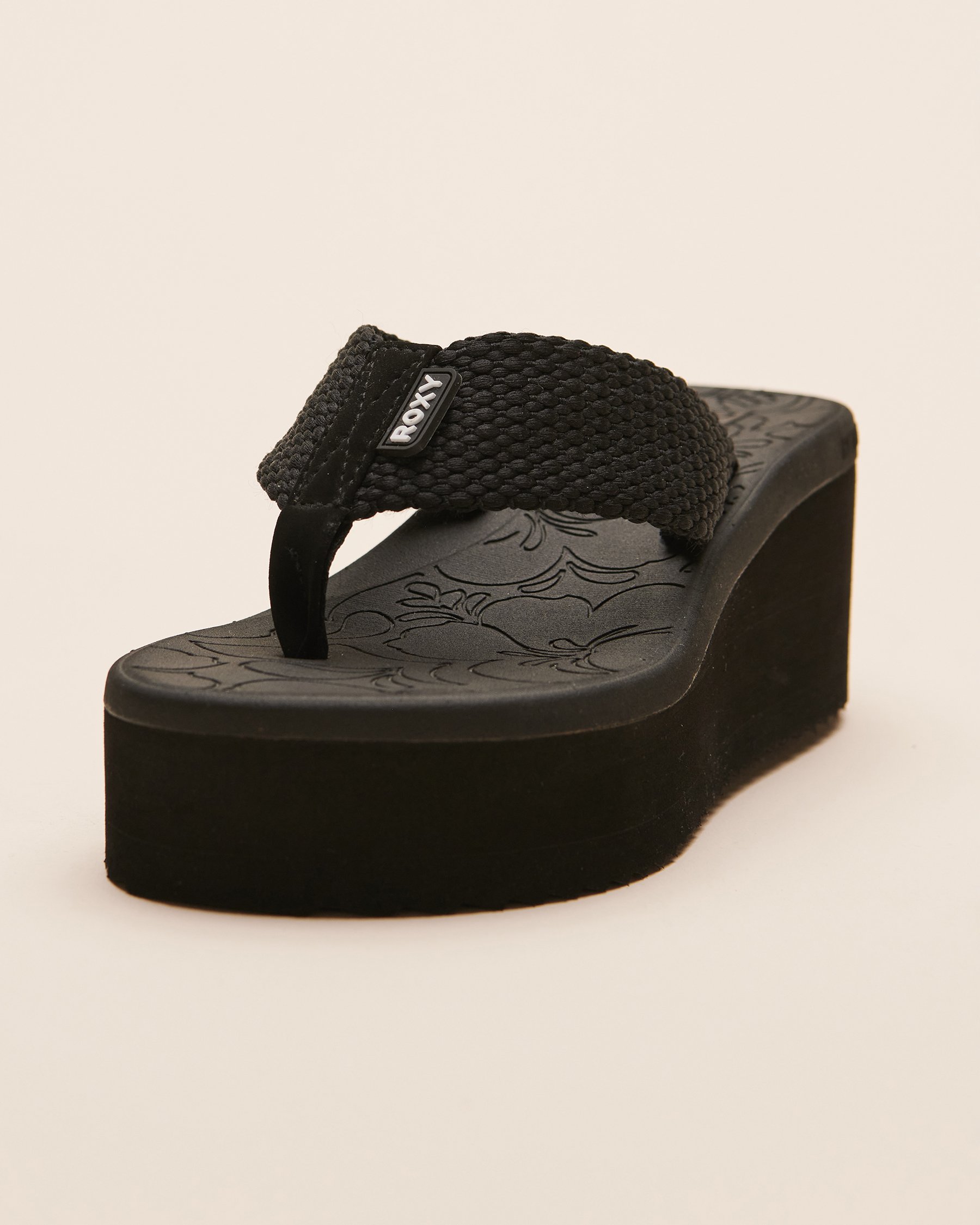 ROXY Sandales compensées Noir ARJL101073 - Voir4