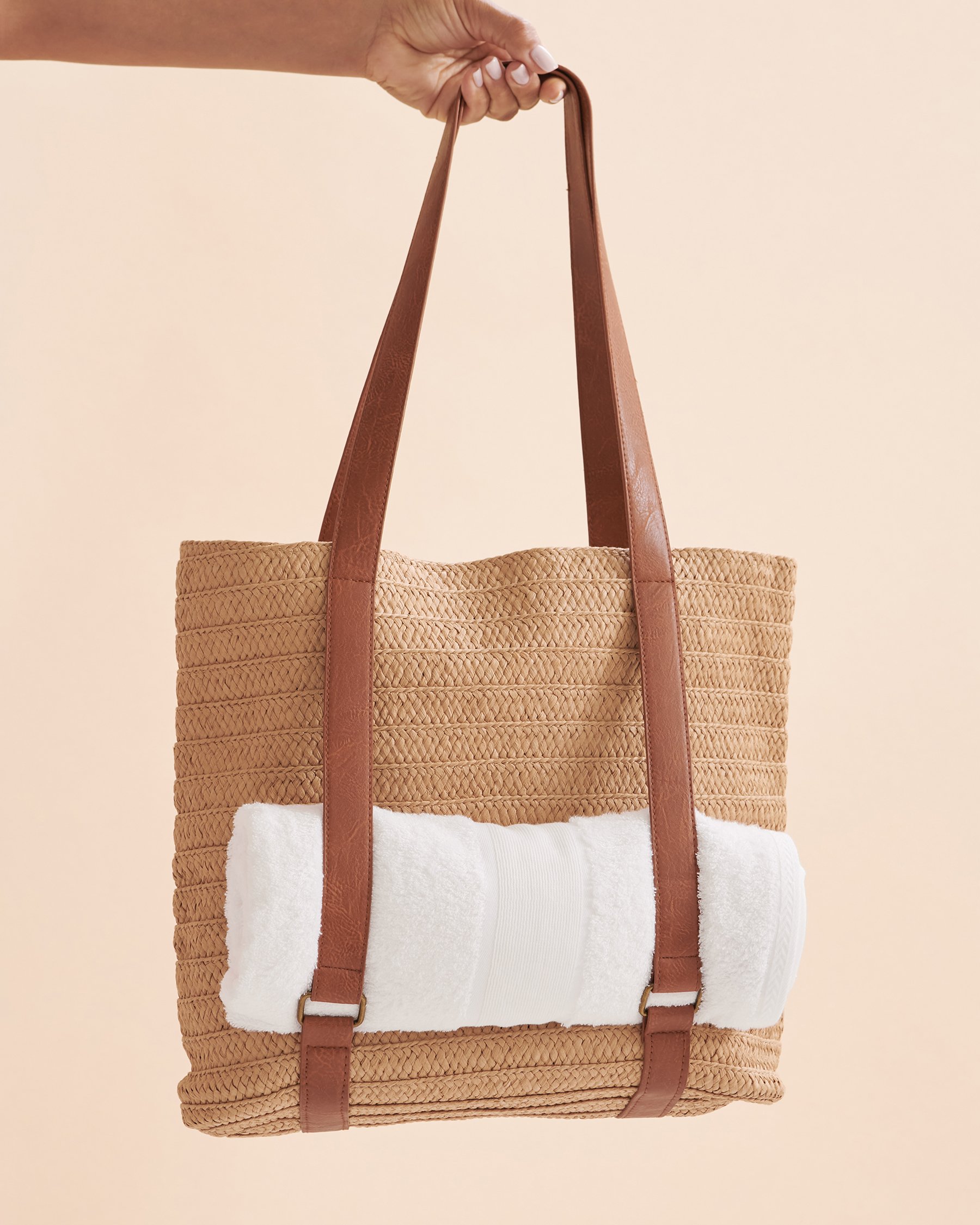 SARAJANE Beach Bag Tan 23SJ2128 - View4