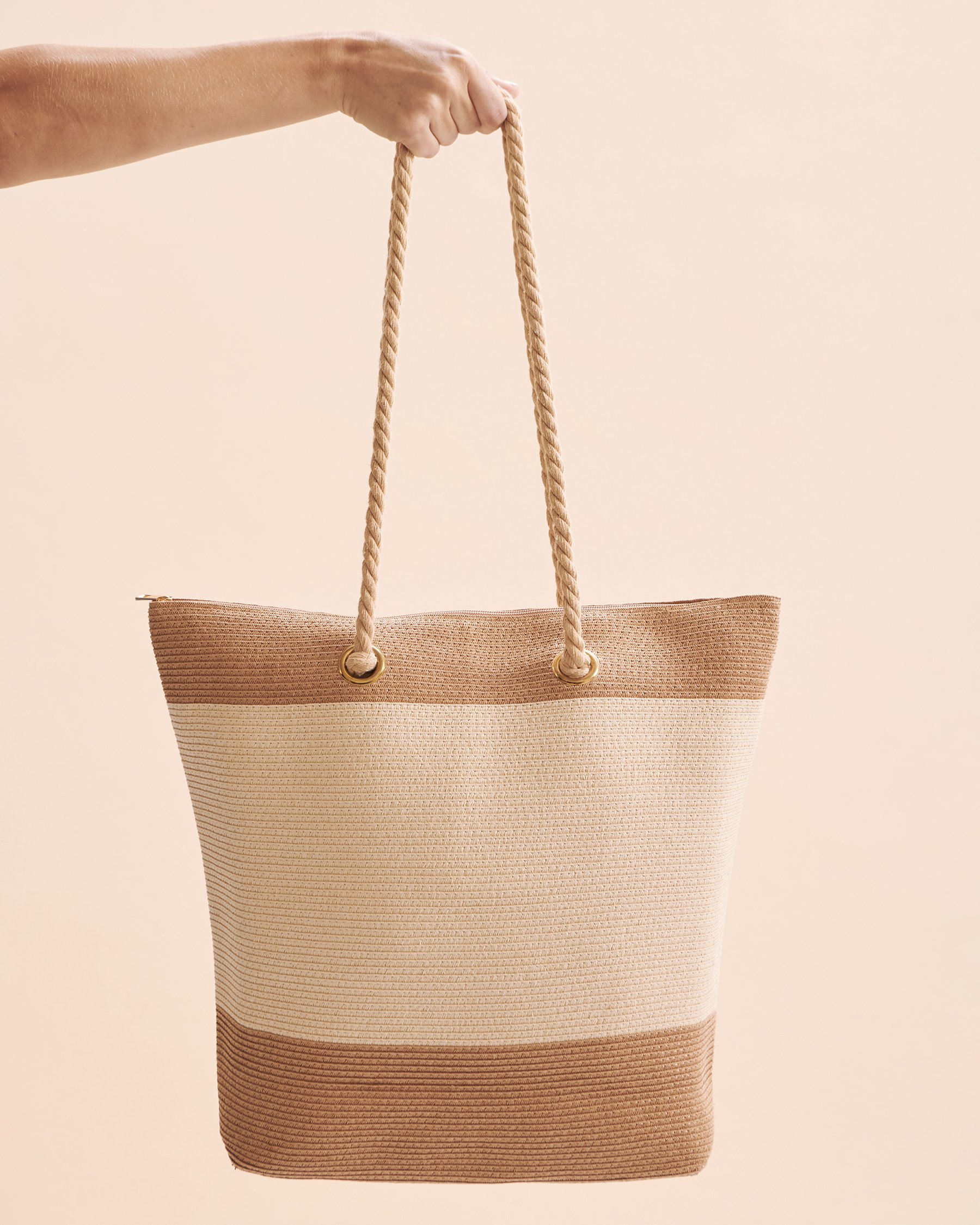 SARAJANE Beach Tote Bag Ivory 24SJ2001 - View1