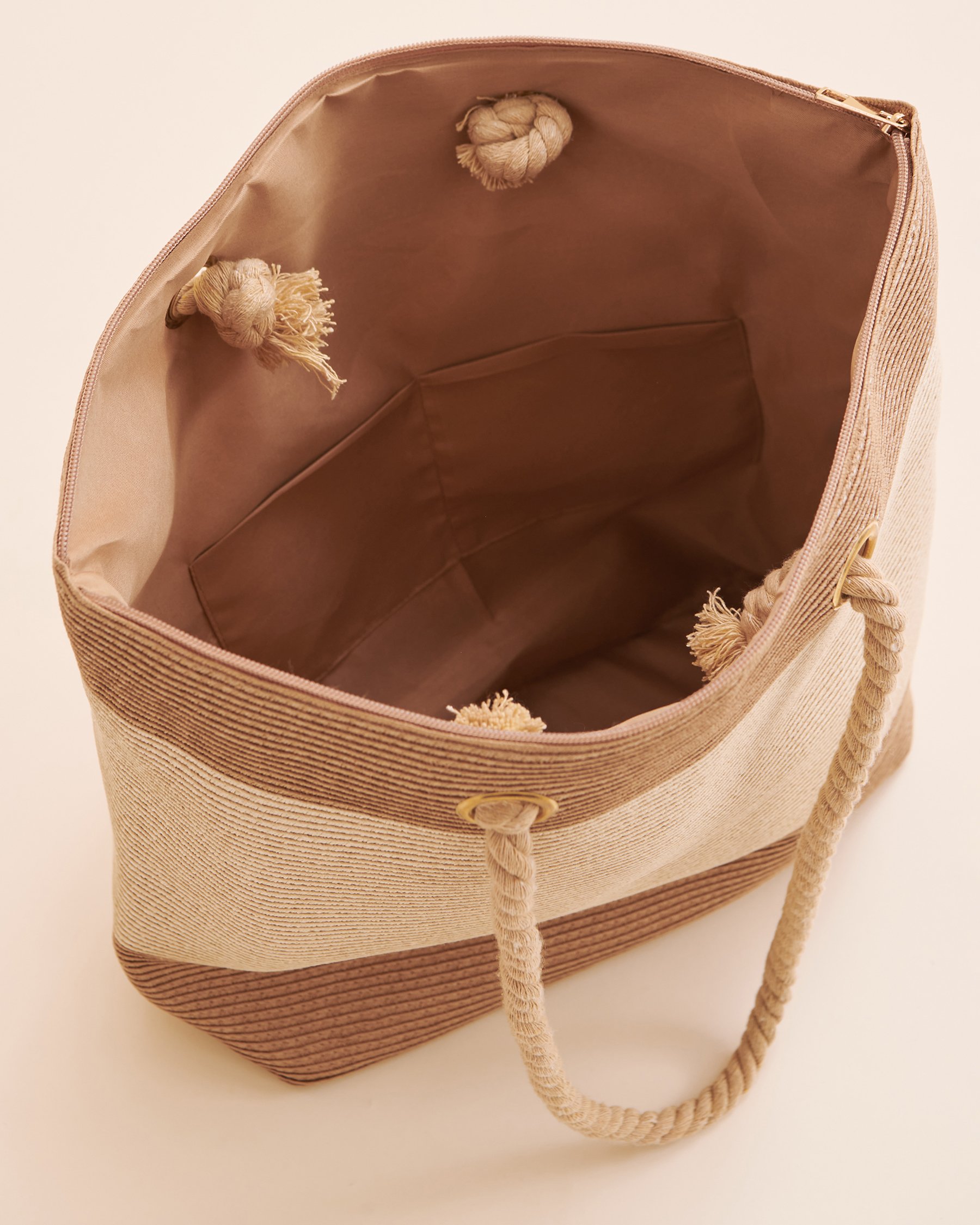 SARAJANE Beach Tote Bag Ivory 24SJ2001 - View2