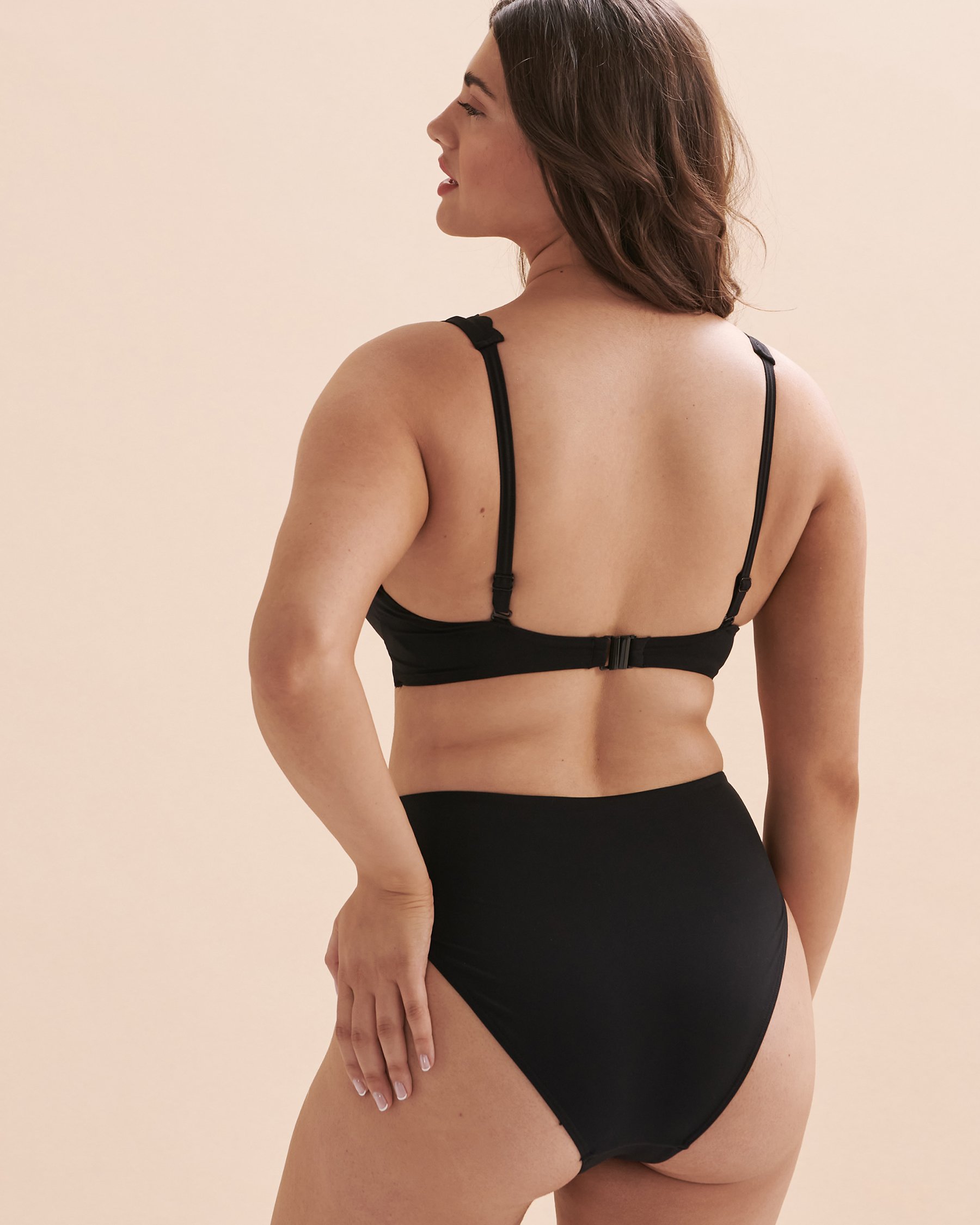SEA LEVEL Scallop Triangle Bikini Top Black SL3407SC - View4