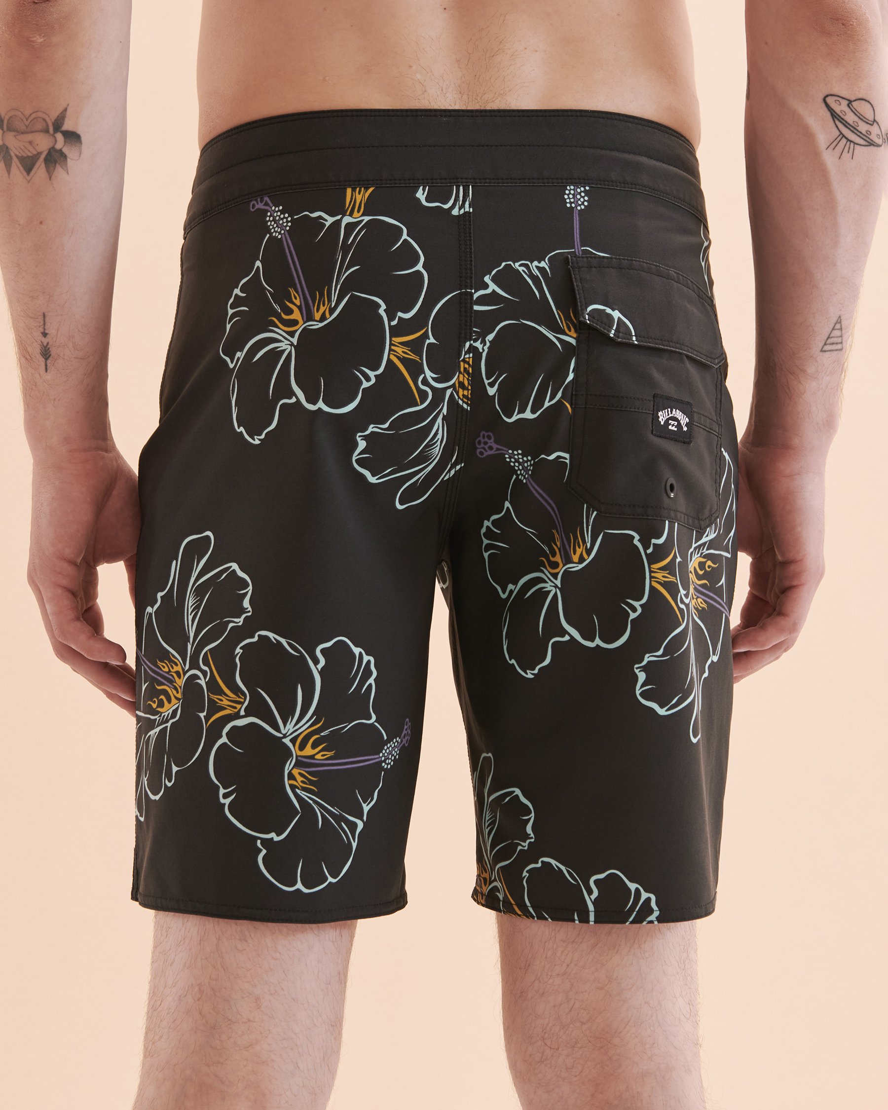 BILLABONG Sundays Pro Boardshort Swimsuit Dark hibiscus ABYBS00387 - View2