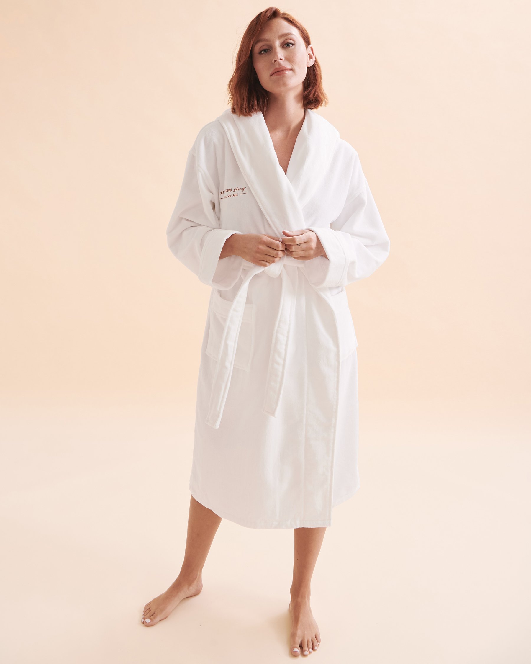 MY BIKINI STORY Terry Spa Robe Brilliant white 09200008 - View3