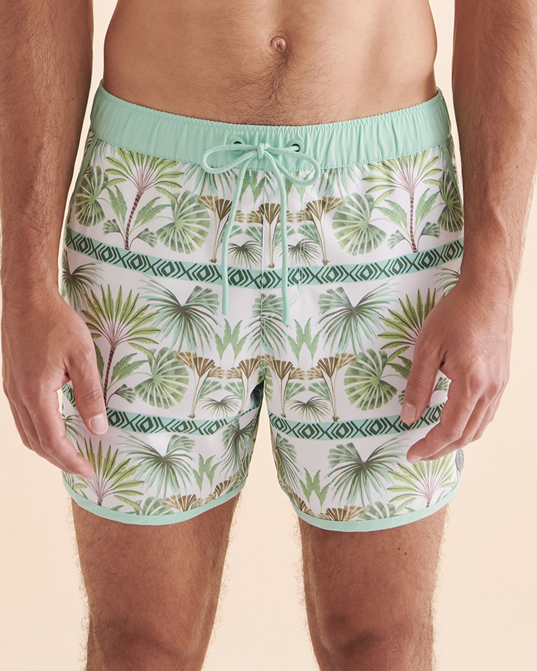 EVERYDAY SUNDAY Topic Illusion Volley Swimsuit Cypress Tree ESBEAM01007 - View3