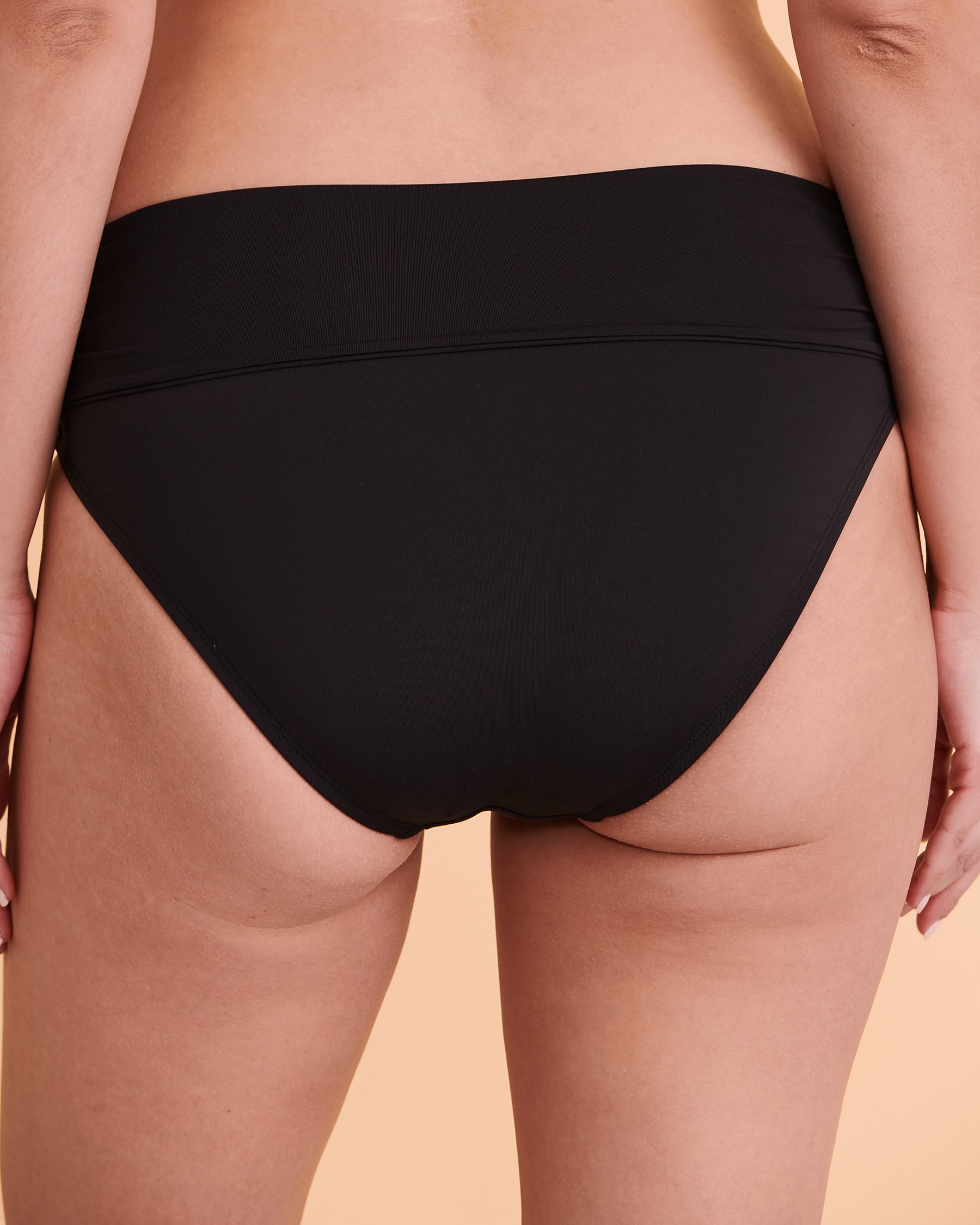 BLEU ROD BEATTIE ALL TIED UP High Waist Bikini Bottom Black RBKK00924H - View6