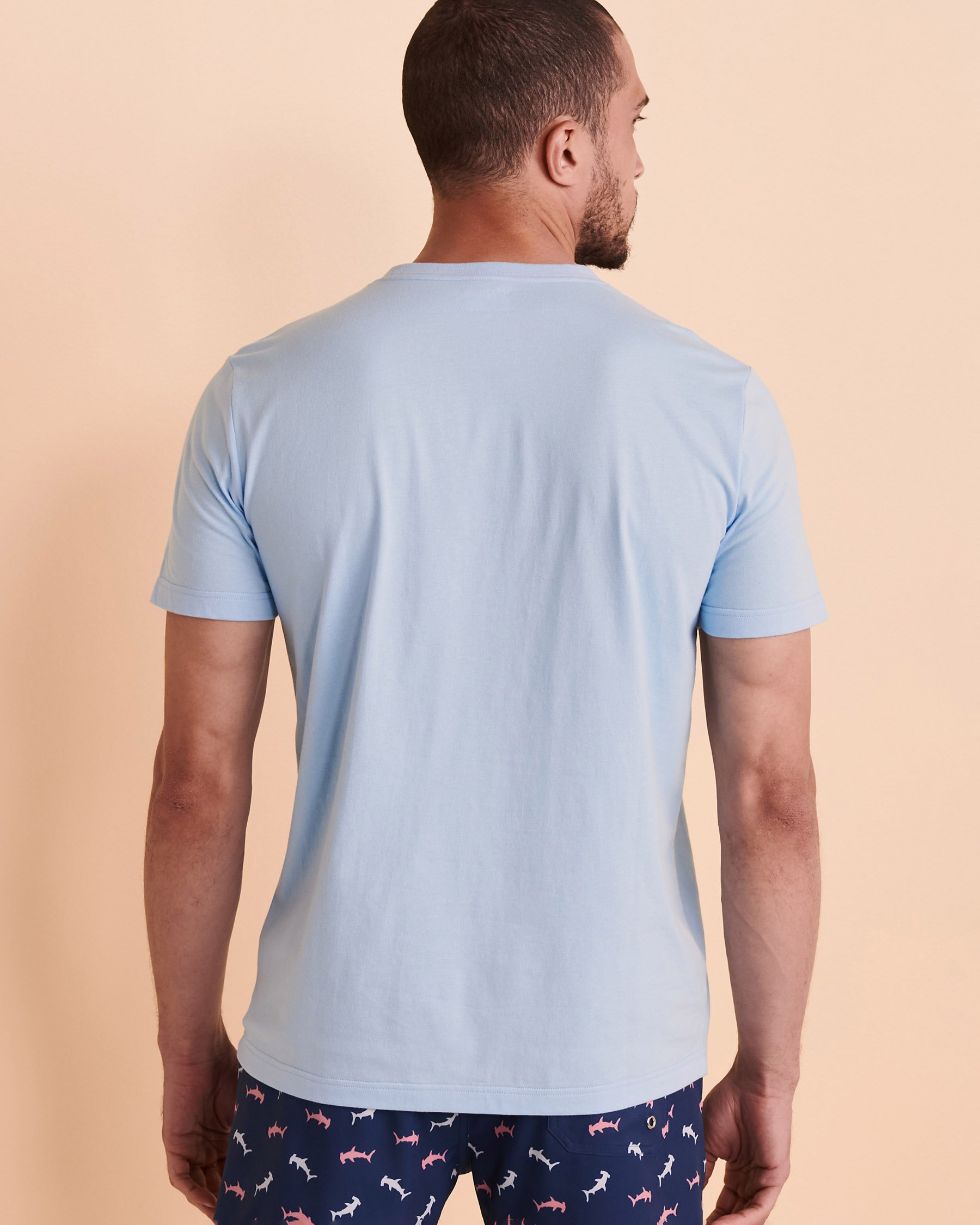 BERMIES T-shirt brodé Octopus Aqua OCTOPUS TSH - View2