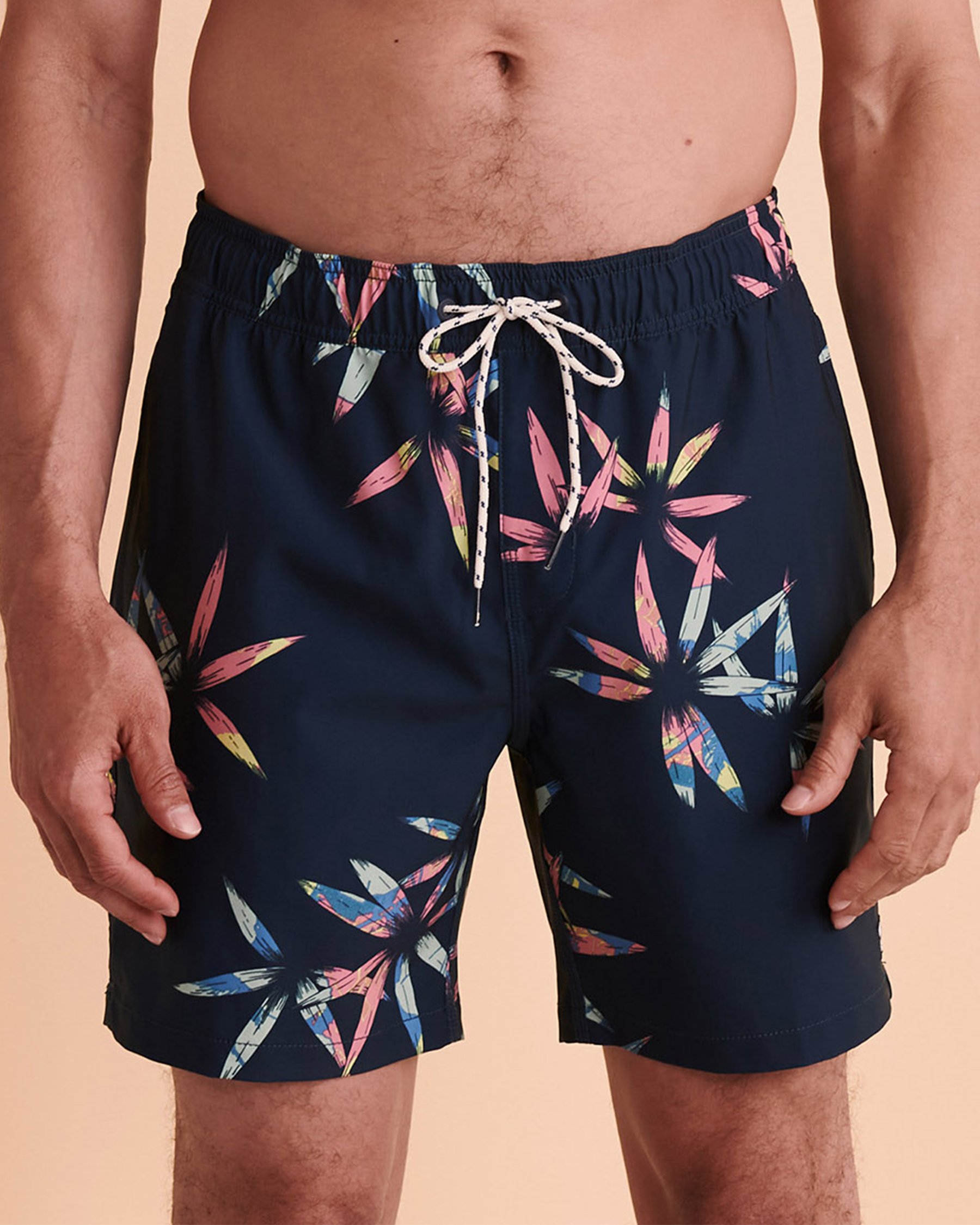 BILLABONG SUNDAYS LAYBACK Volley Swimsuit Blue print ABYBS00253 - View1