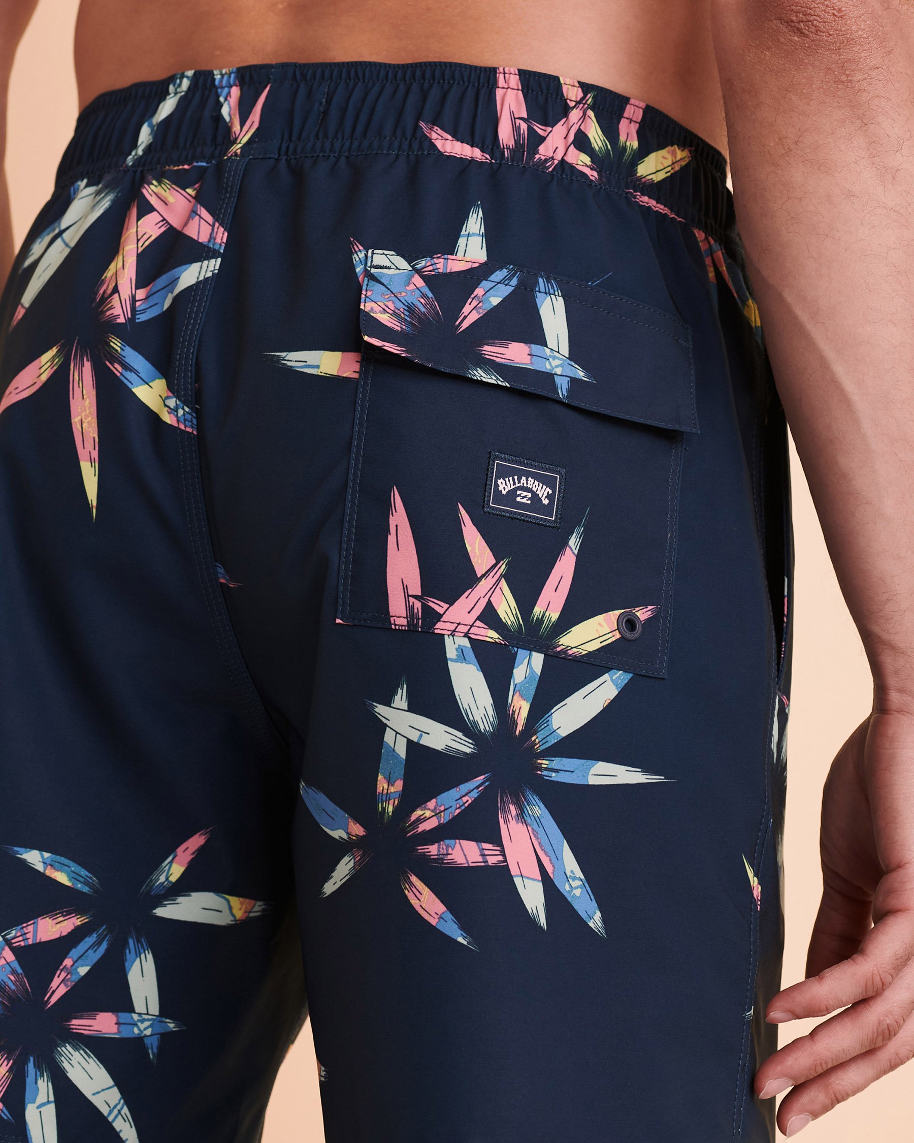 BILLABONG SUNDAYS LAYBACK Volley Swimsuit Blue print ABYBS00253 - View2