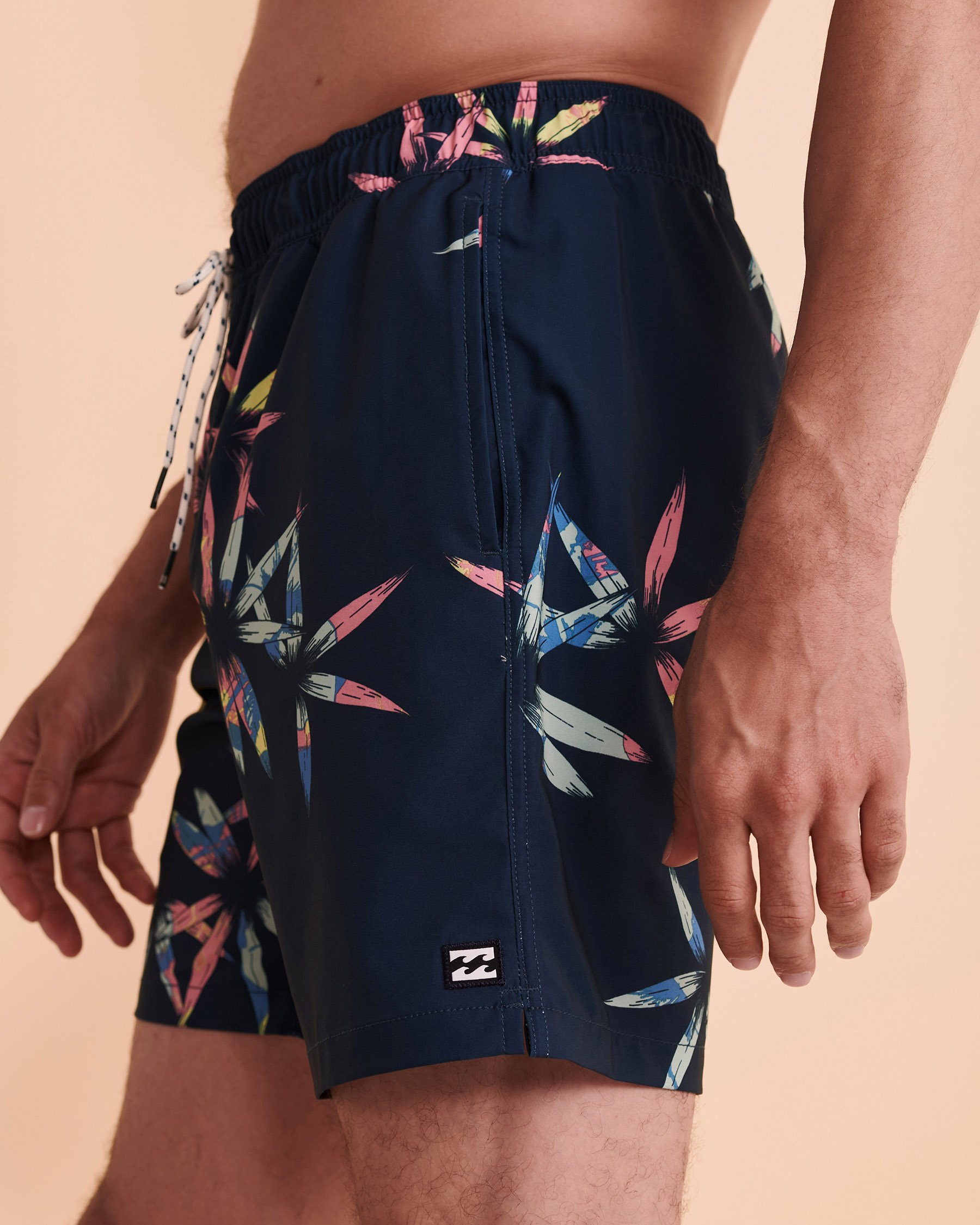 BILLABONG SUNDAYS LAYBACK Volley Swimsuit Blue print ABYBS00253 - View4