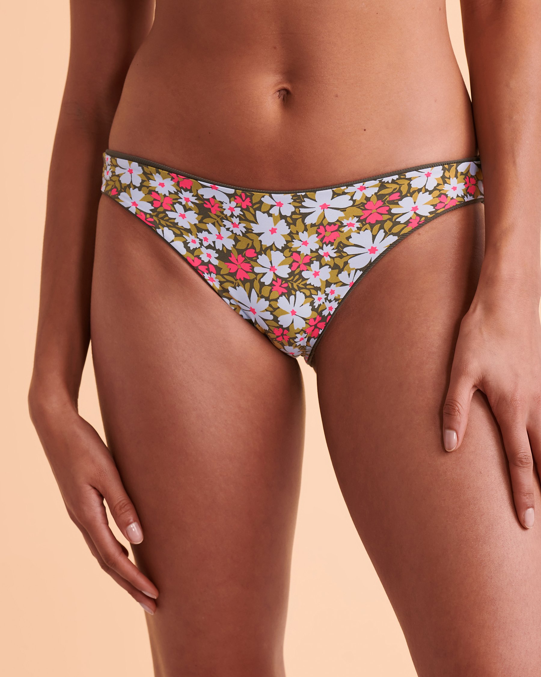 MAAJI Bas de bikini jambe haute réversible CROCODILE Réversible 3265SBC025 - View2