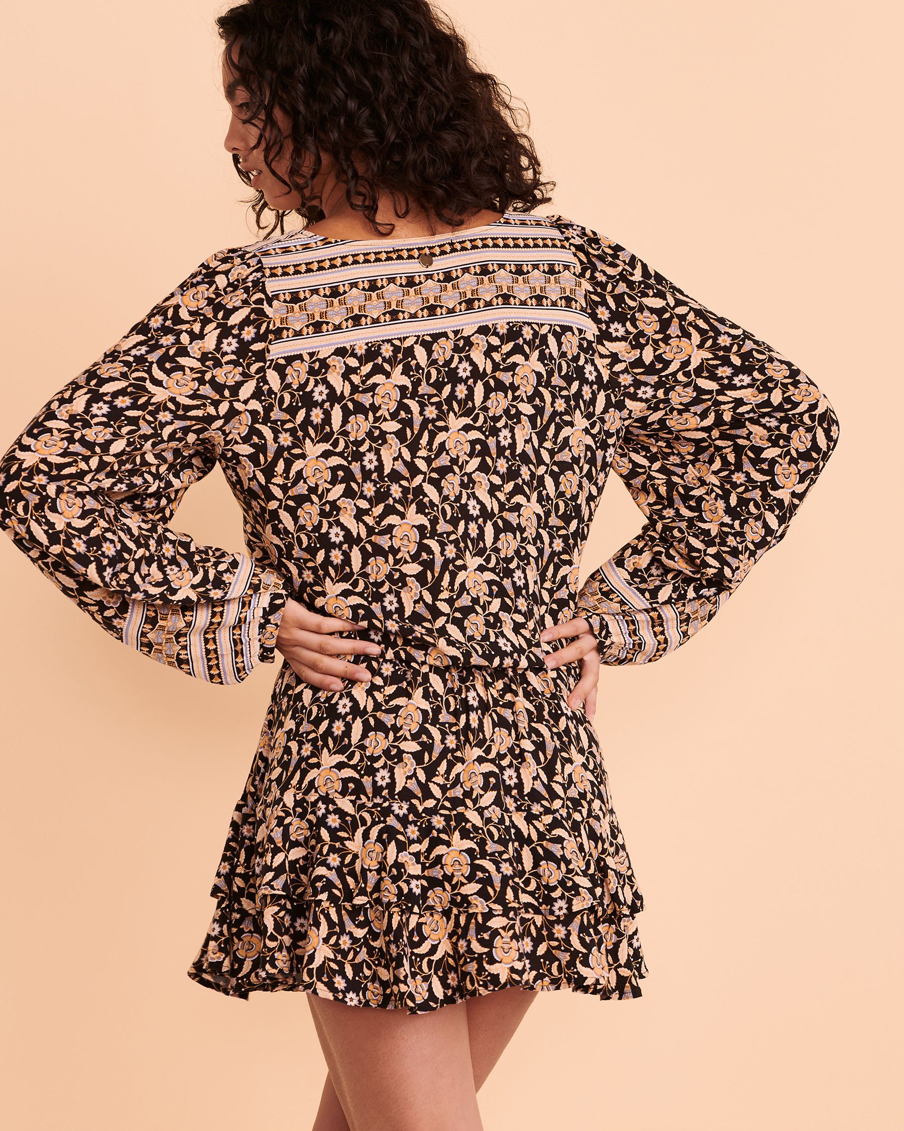 RIP CURL DREAMER Long Sleeve Dress Print 01GWDR - View2