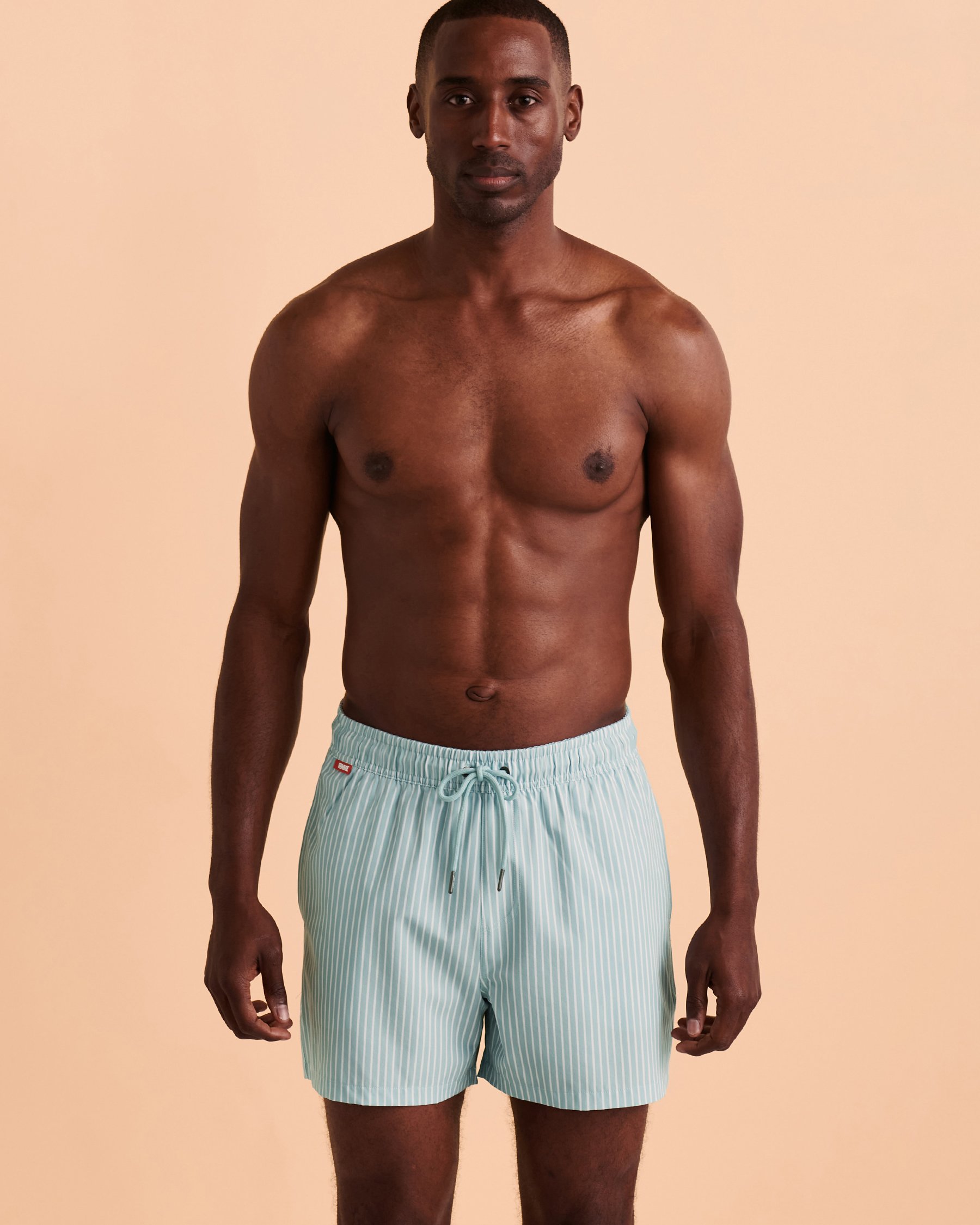 HAMABE Maillot volley avec filet Rayures fines 03100009 - Voir4