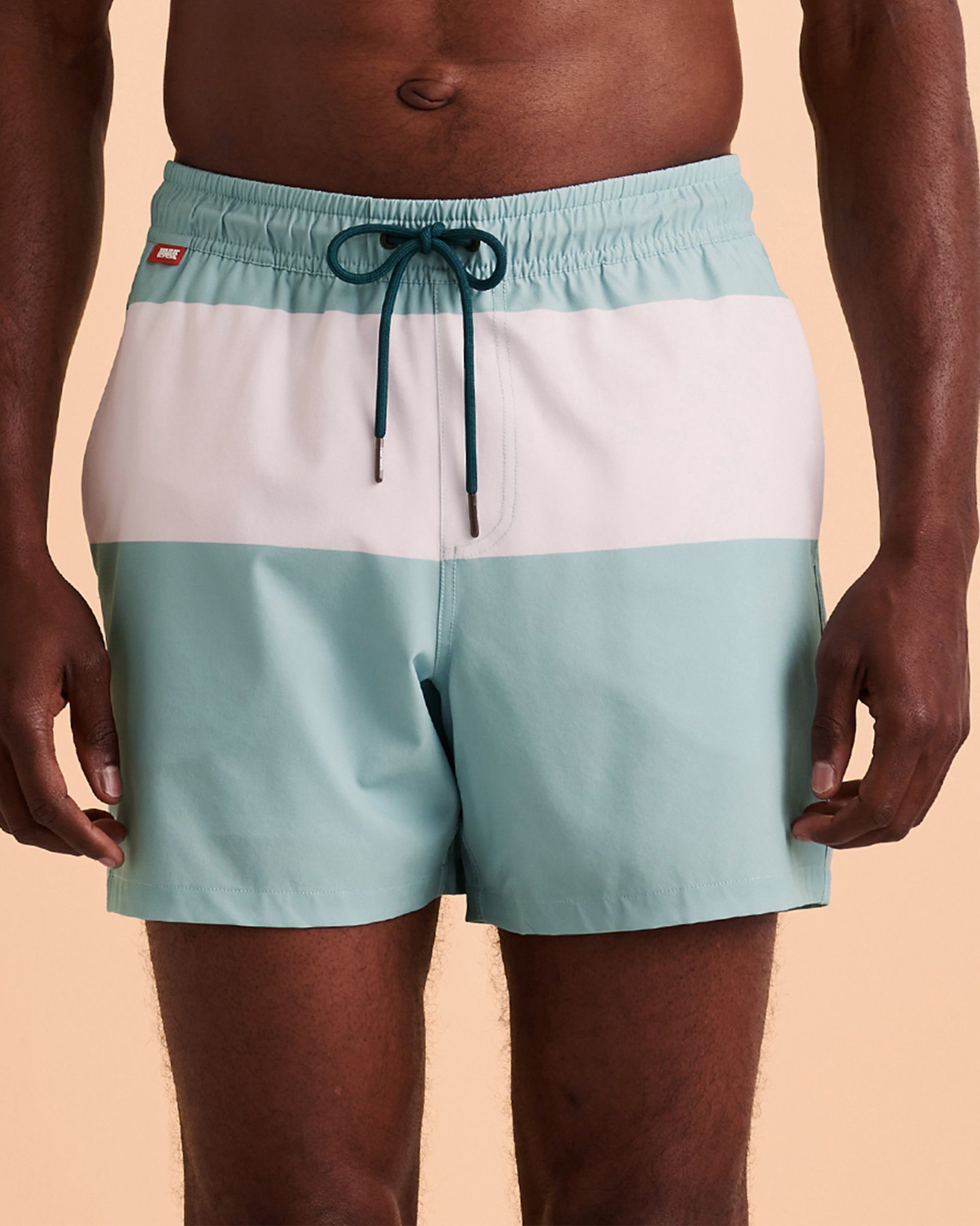 HAMABE Volley Swimsuit with Mesh Lining Stripes 03100011 - View1