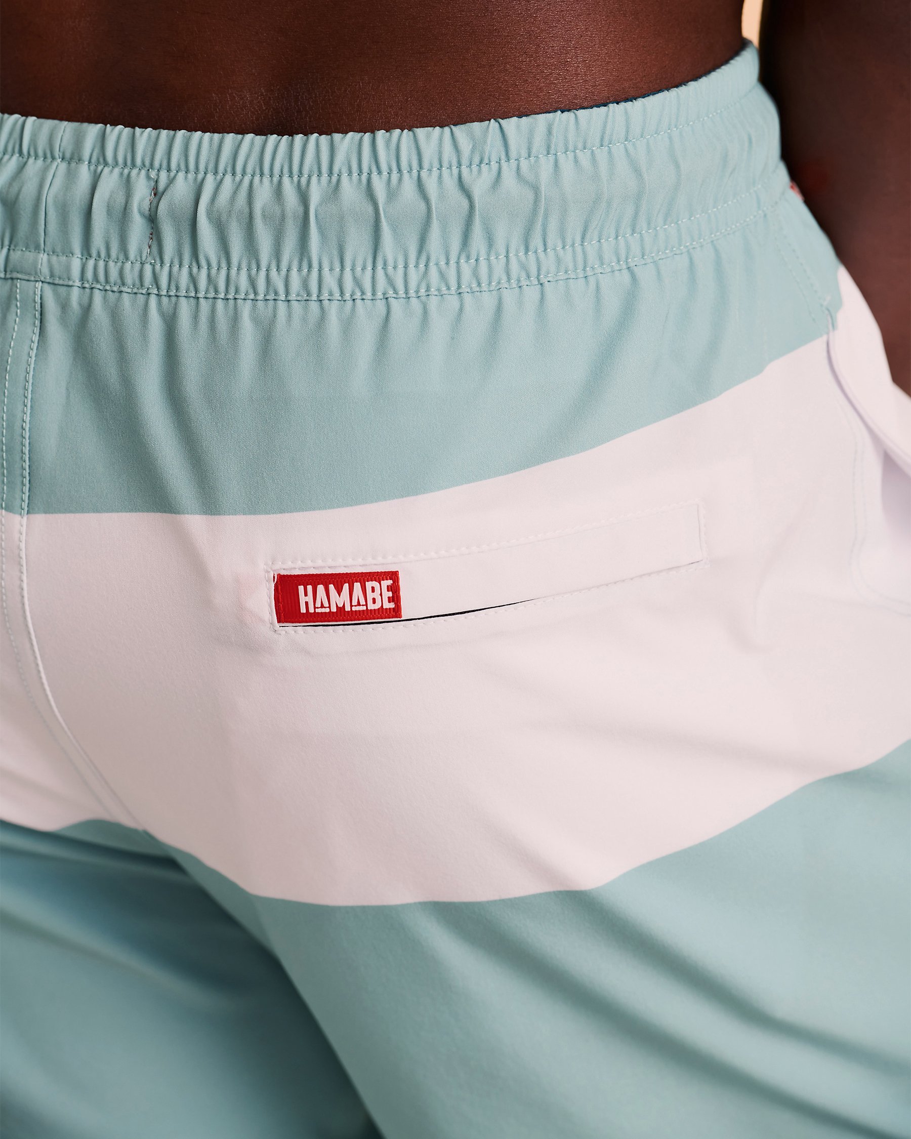HAMABE Volley Swimsuit with Mesh Lining Stripes 03100011 - View3