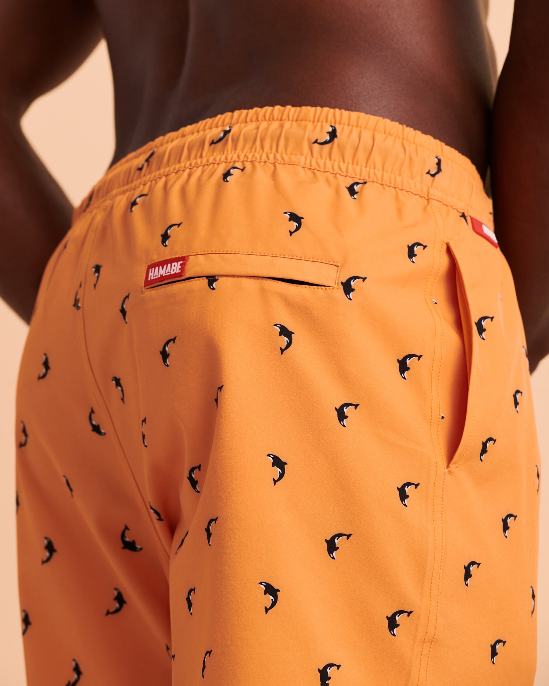 HAMABE Volley Swimsuit with Mesh Lining Orca 03100011 - View4