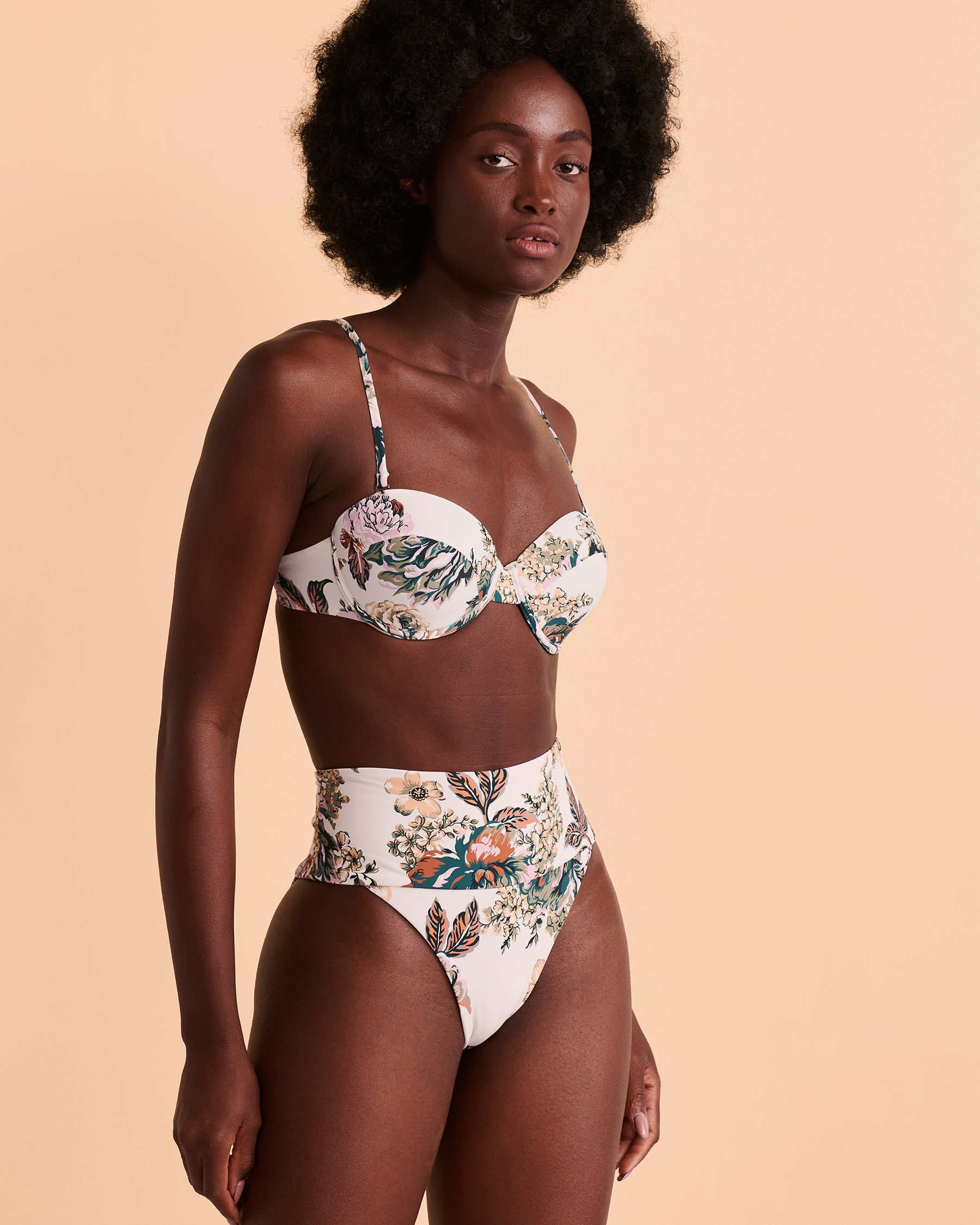 MAAJI JACOBEAN Plunge Bikini Top Floral 2812SUN600 - View1