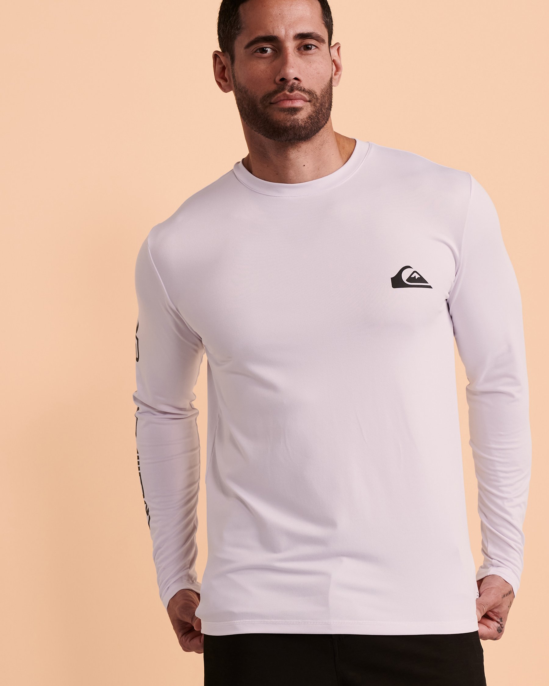 QUIKSILVER OMNI SESSION Long Sleeve Rashguard White EQYWR03349 - View5