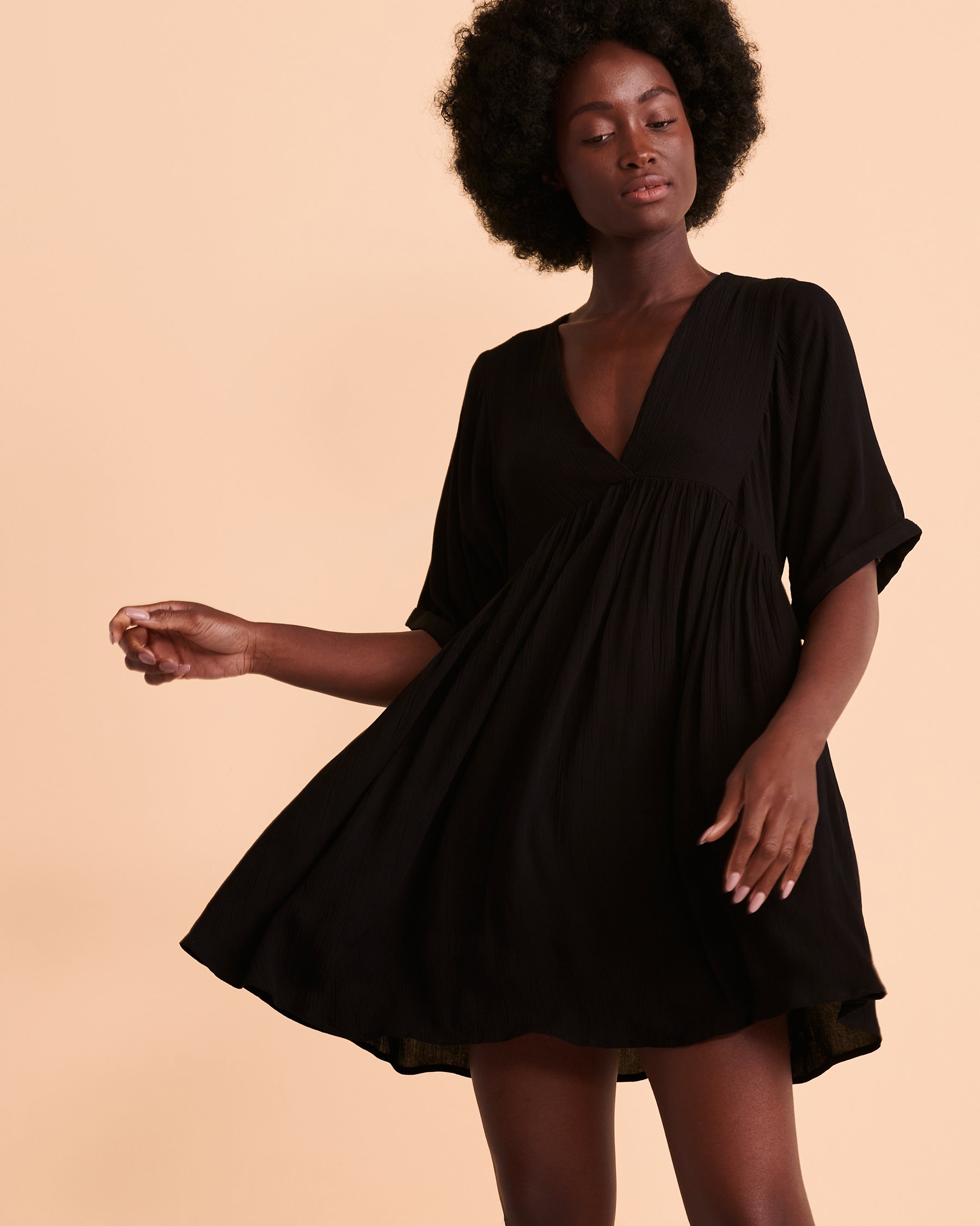 O'NEILL ROSEMARY Back Tie Dress Black HO2416011 - View1