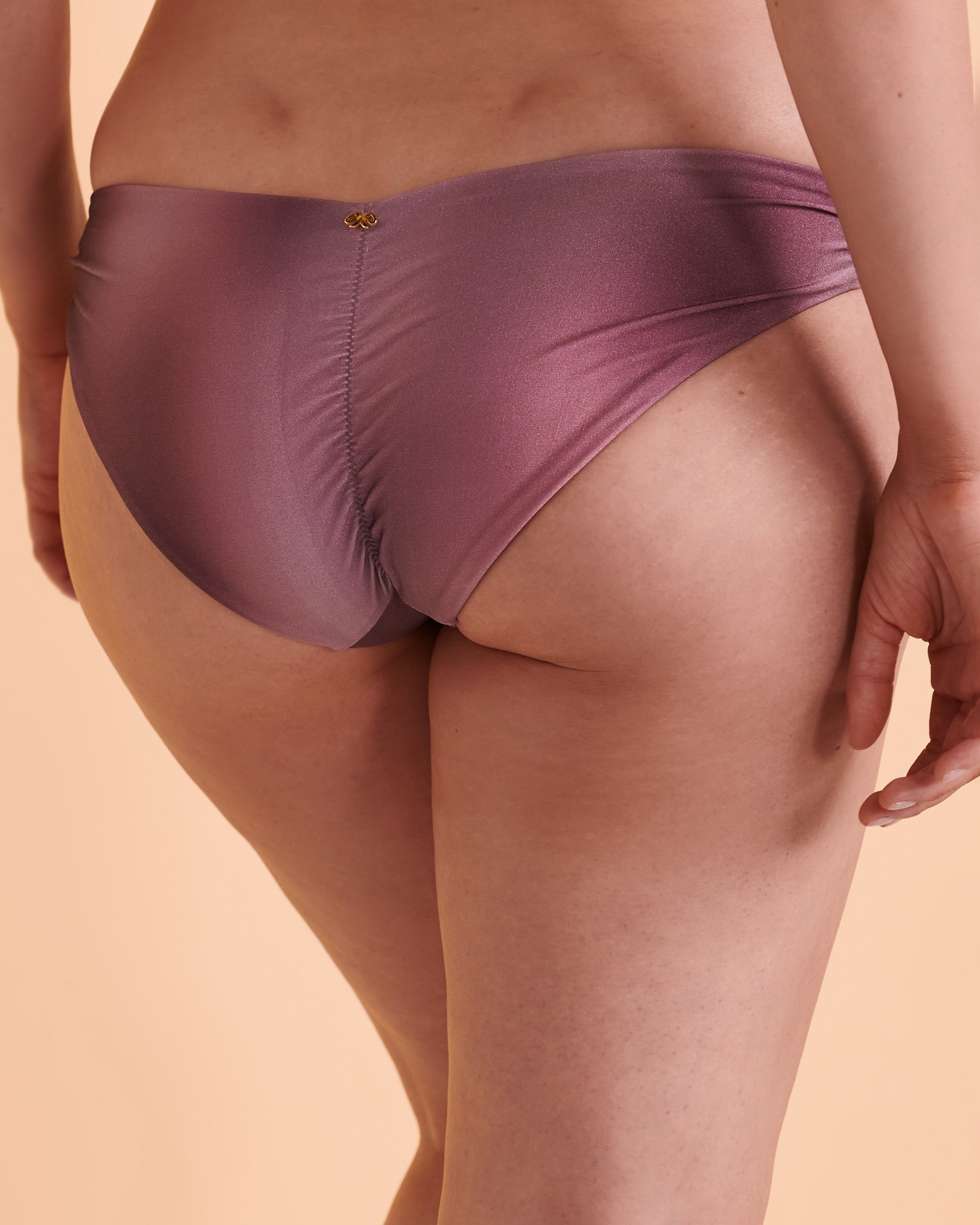 PQ Swim VIOLET SUNSET Ruched Bikini Bottom Violet VIT-211F - View2