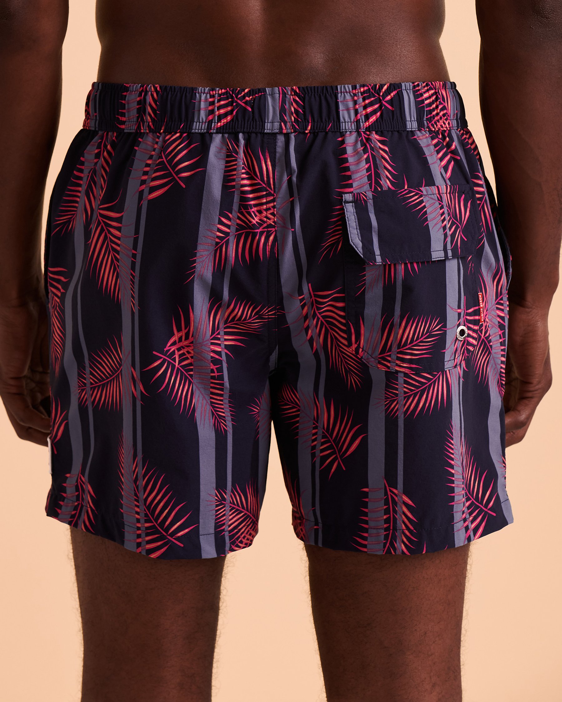 PUBLIC BEACH Maillot volley PALM LEAVES Feuilles PB5606BIK - View4