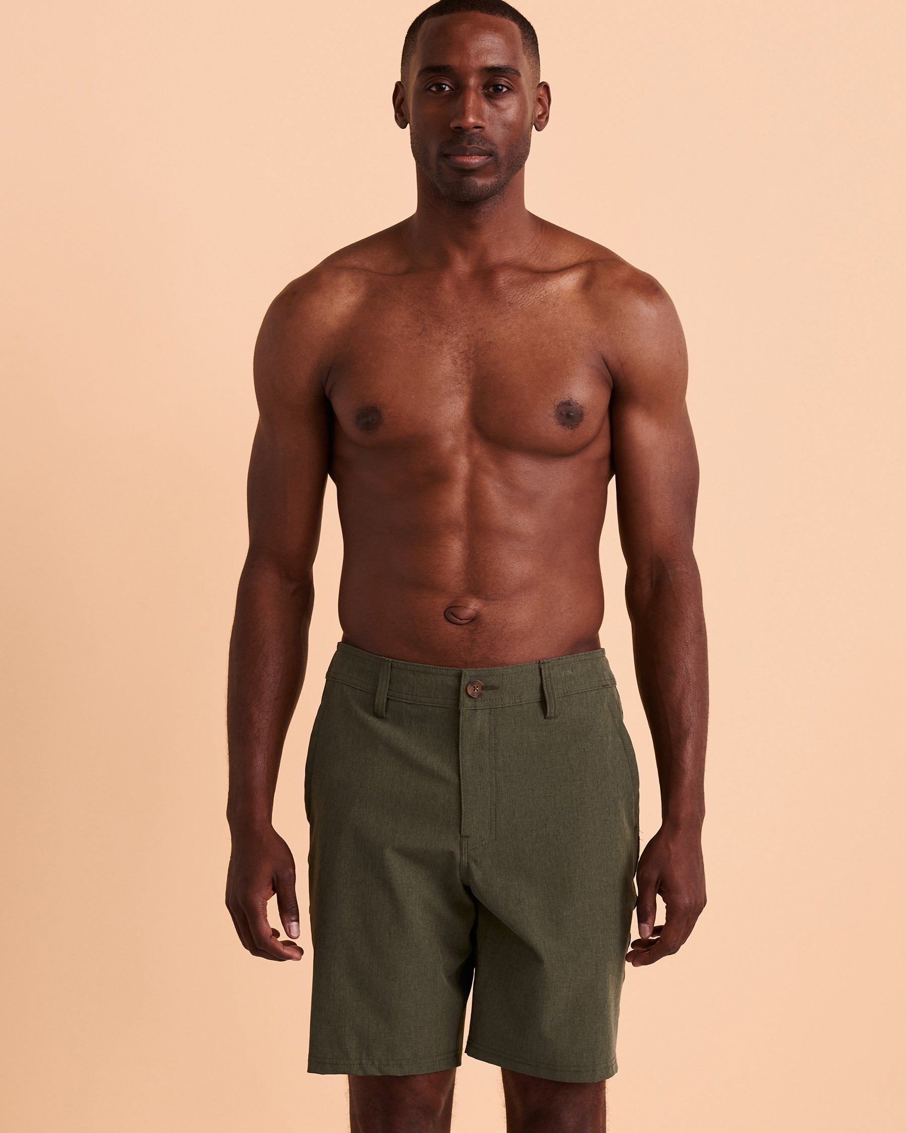 O'NEILL RESERVE HEATHER Hybrid Short Dark olive SP018A012 - View4