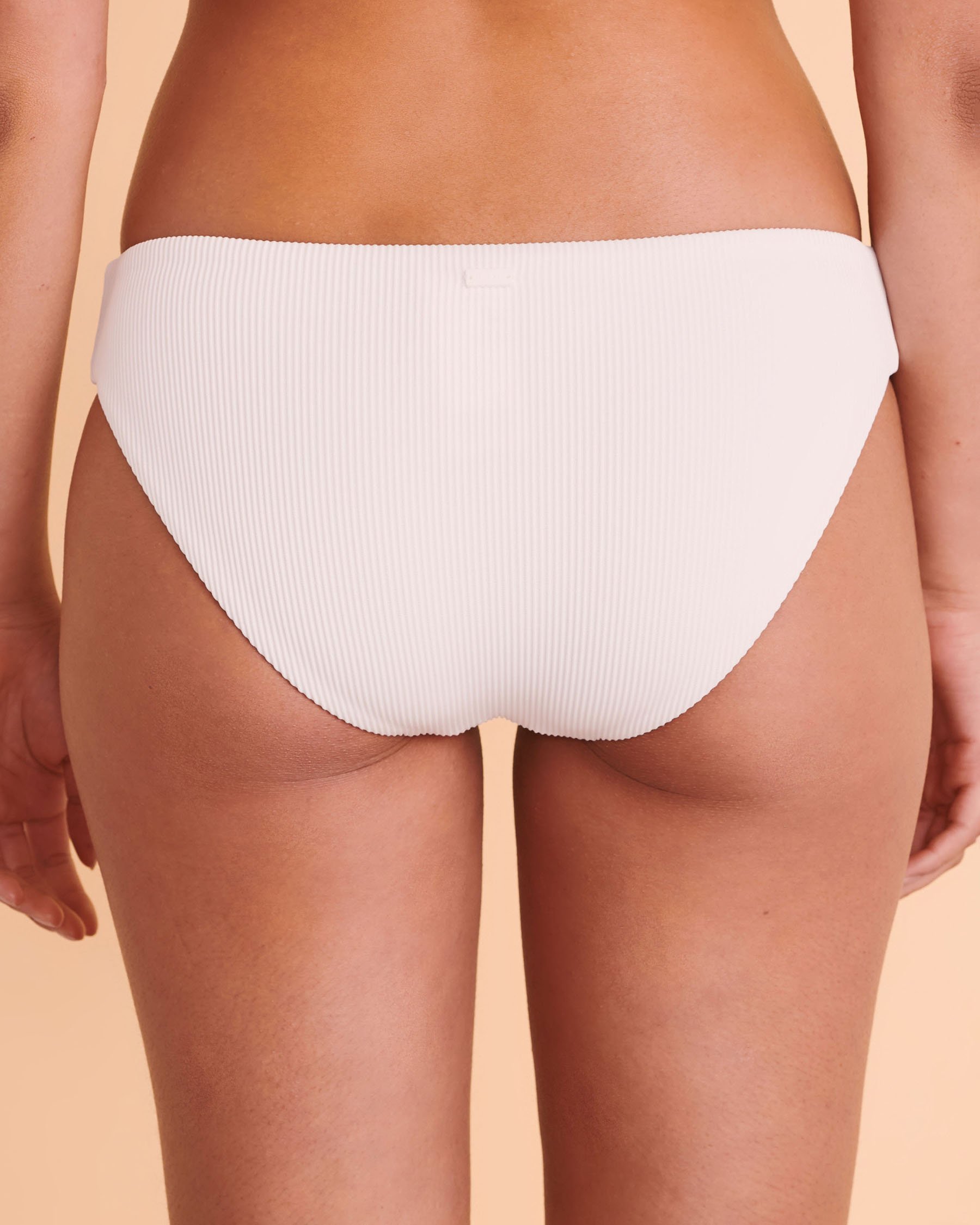 ROXY RIB ROXY LOVE Recycled Fibers Bikini Bottom Bright white ERJX404414 - View3