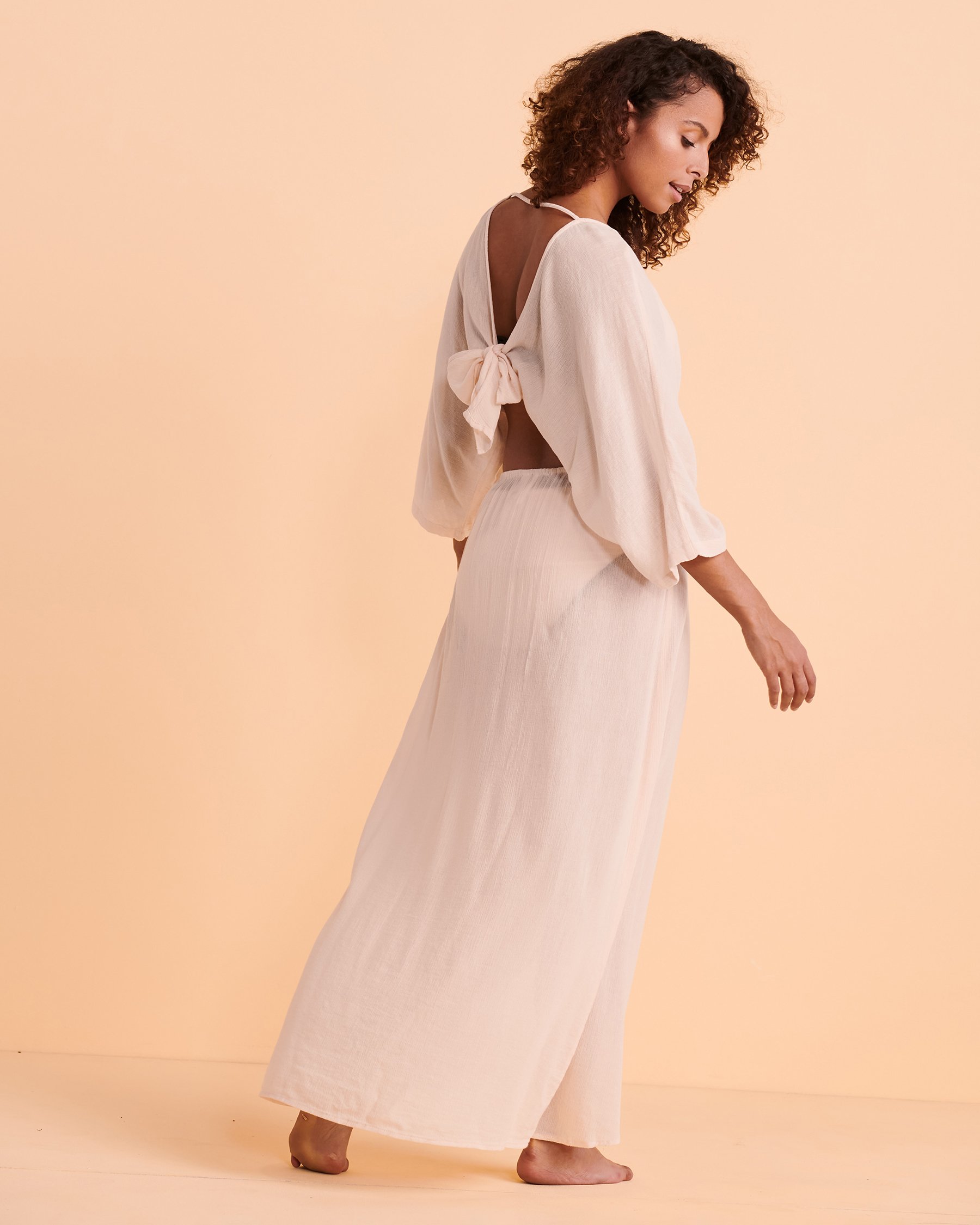 SANCTUARY Robe maxi COASTAL COVERS Sable blanc SACC23820 - Voir2