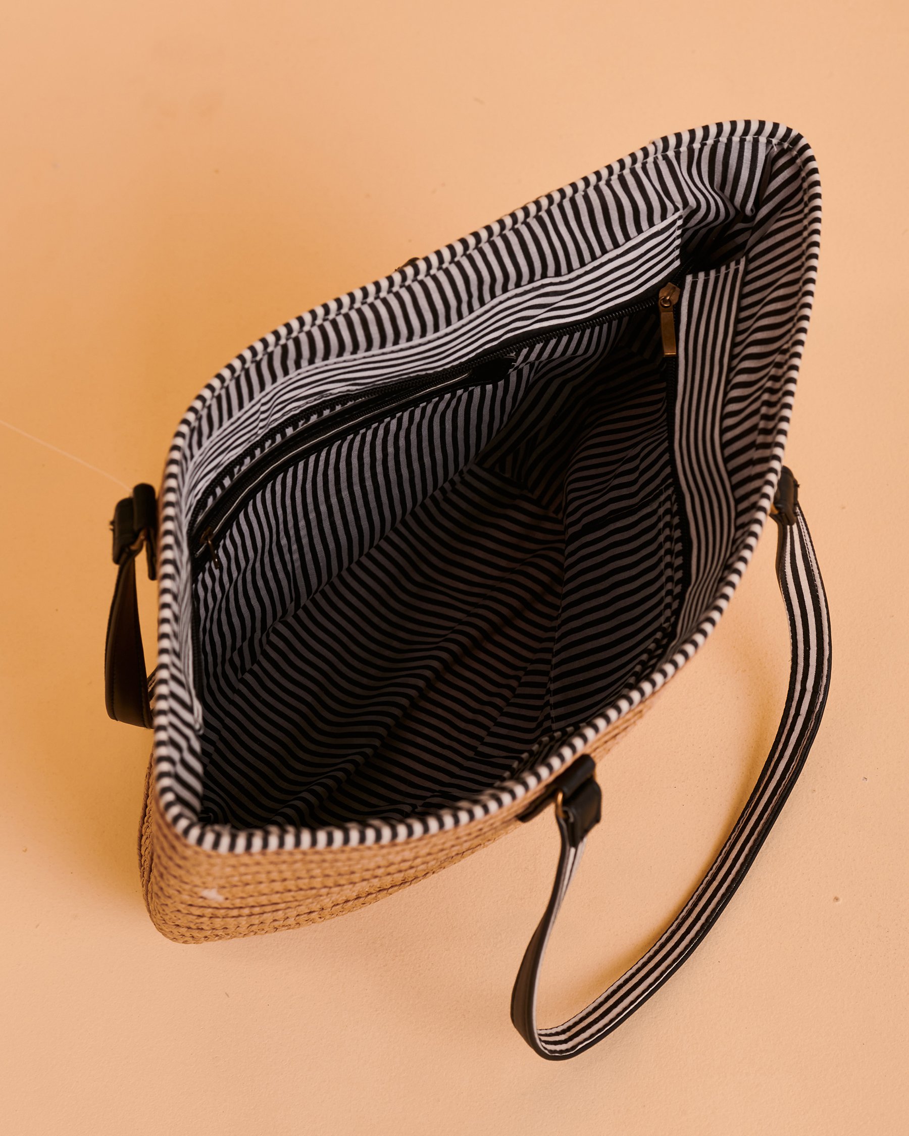 SARAJANE Straw Bag Beige 23SJ2074 - View3