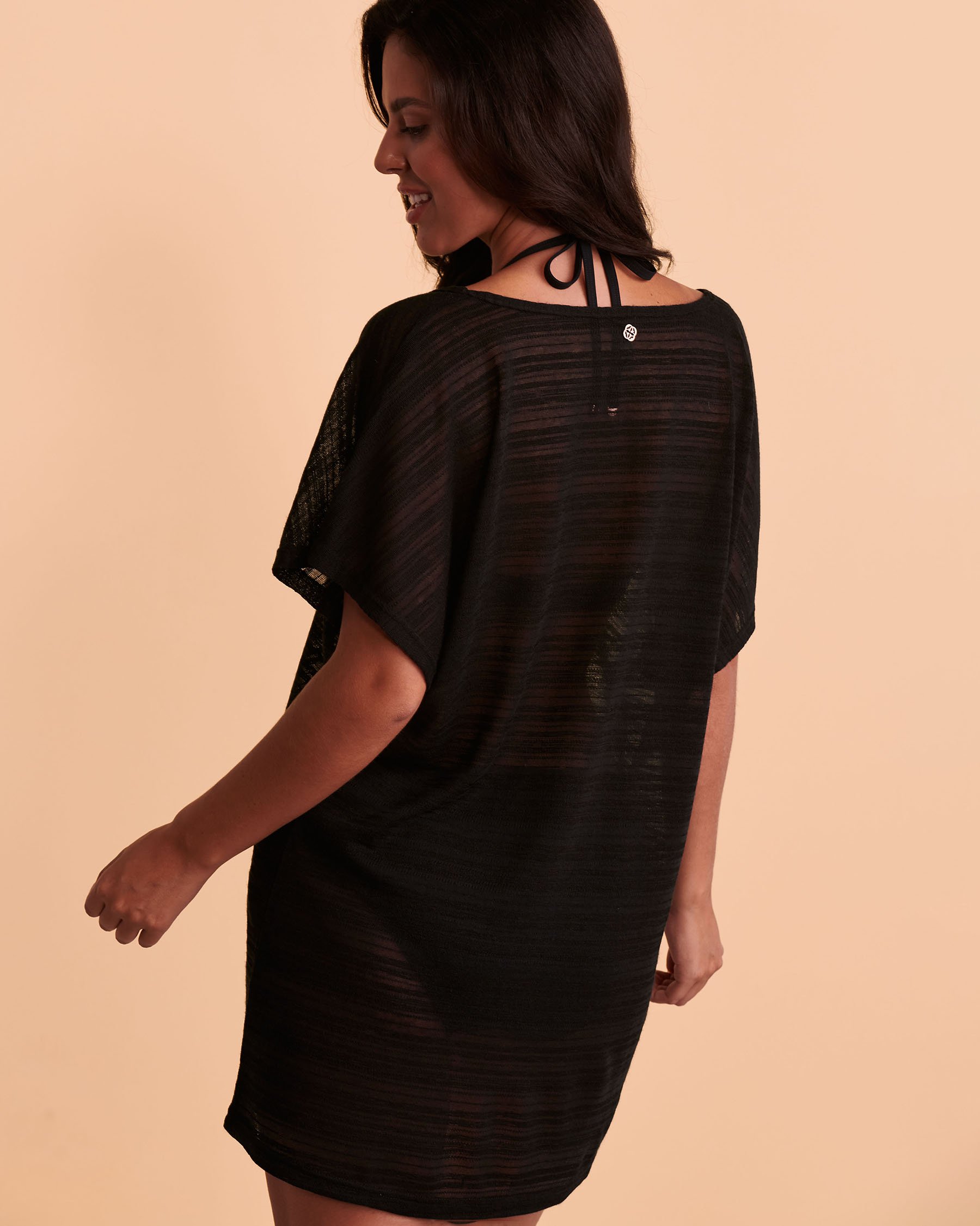 TURQUOISE COUTURE Tunique encolure en V Noir 02400021 - Voir2
