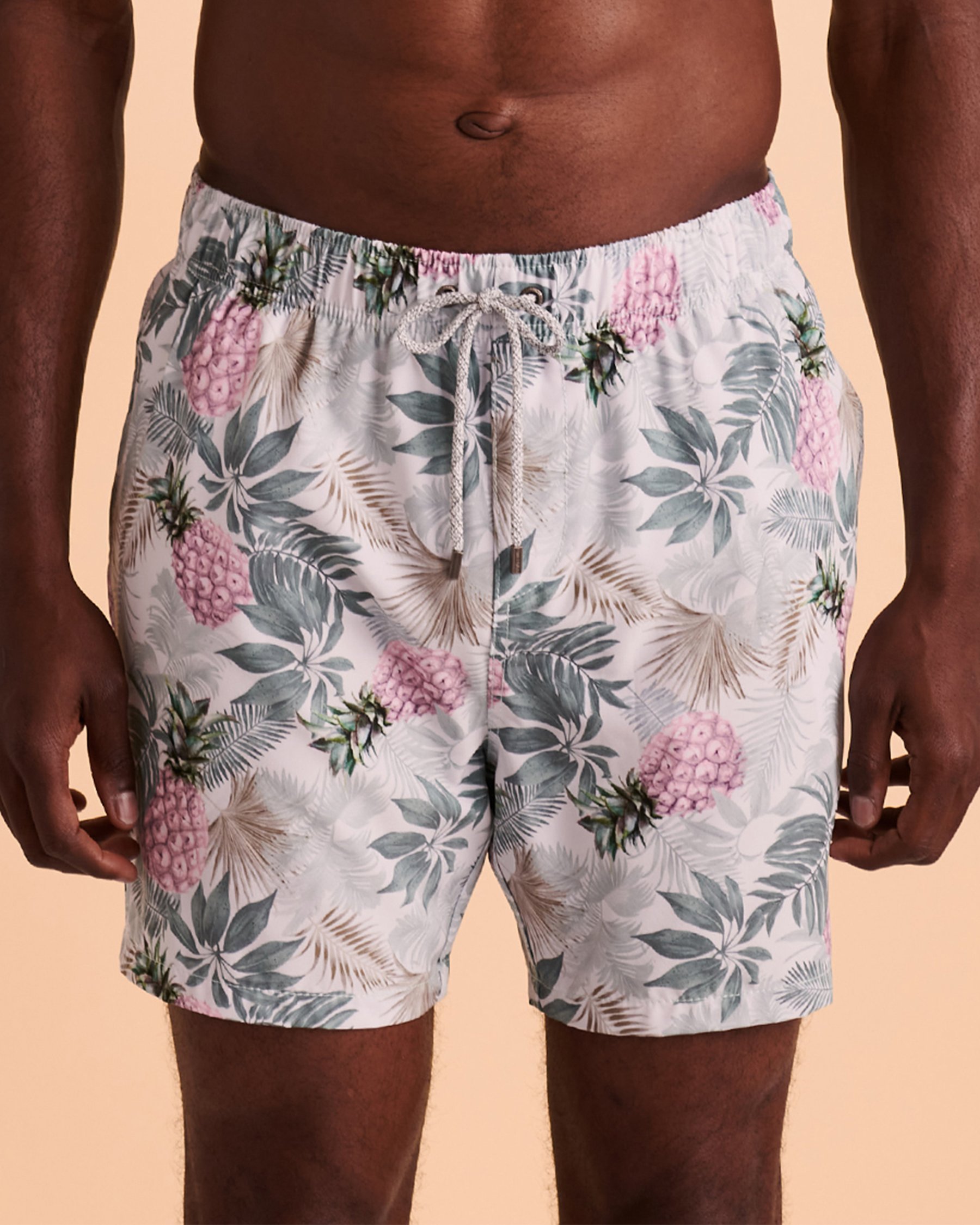 VINTAGE SUMMER Maillot volley extensible Ananas V70630 - Voir1