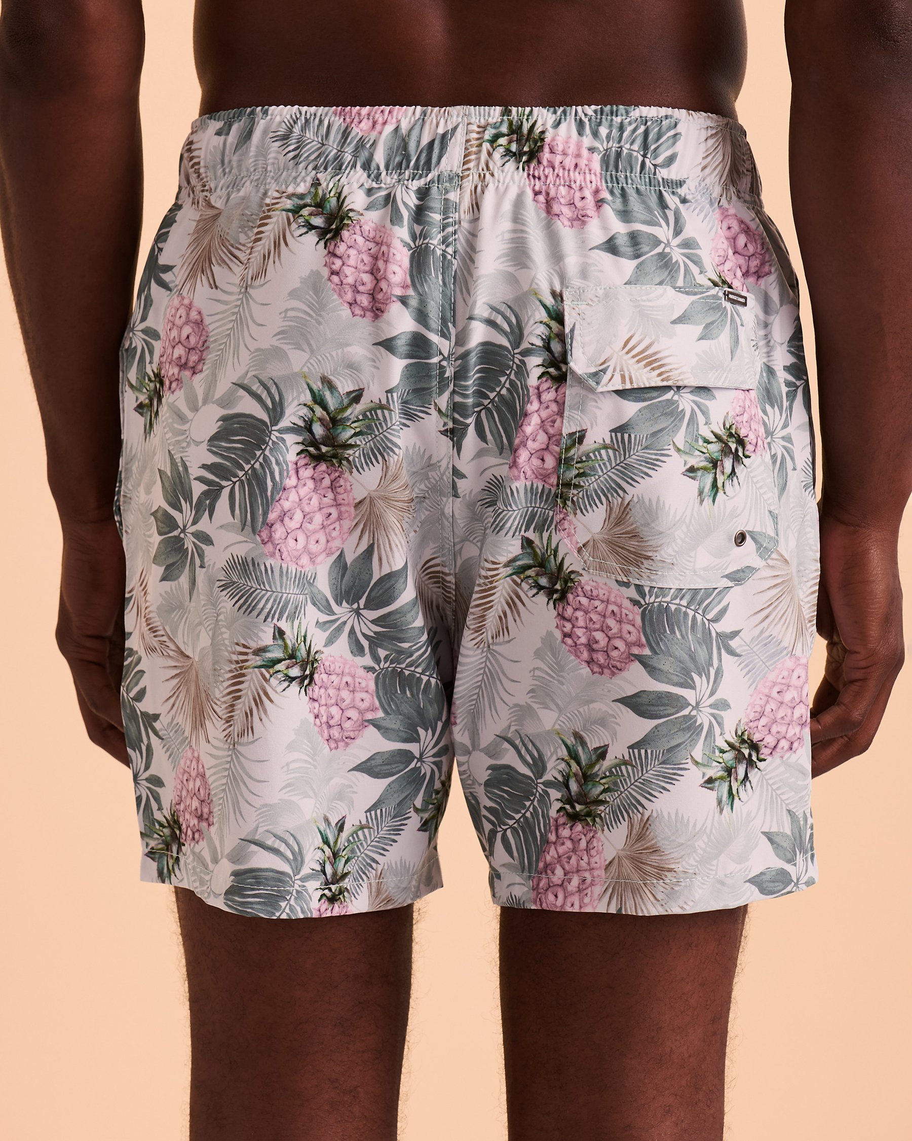 VINTAGE SUMMER Maillot volley extensible Ananas V70630 - Voir2