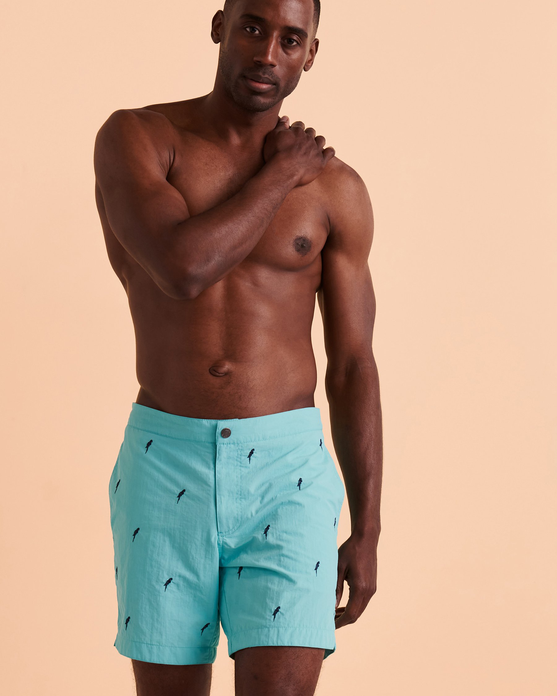 BOTO ARUBA Swim Trunks Turquoise 314135 - View4