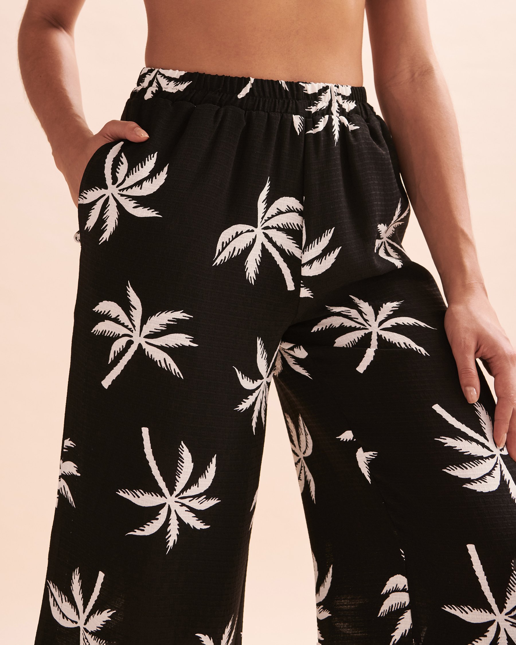COVER ME SANDSTORM Wide Leg Pants Palm tree 23022892 - View3