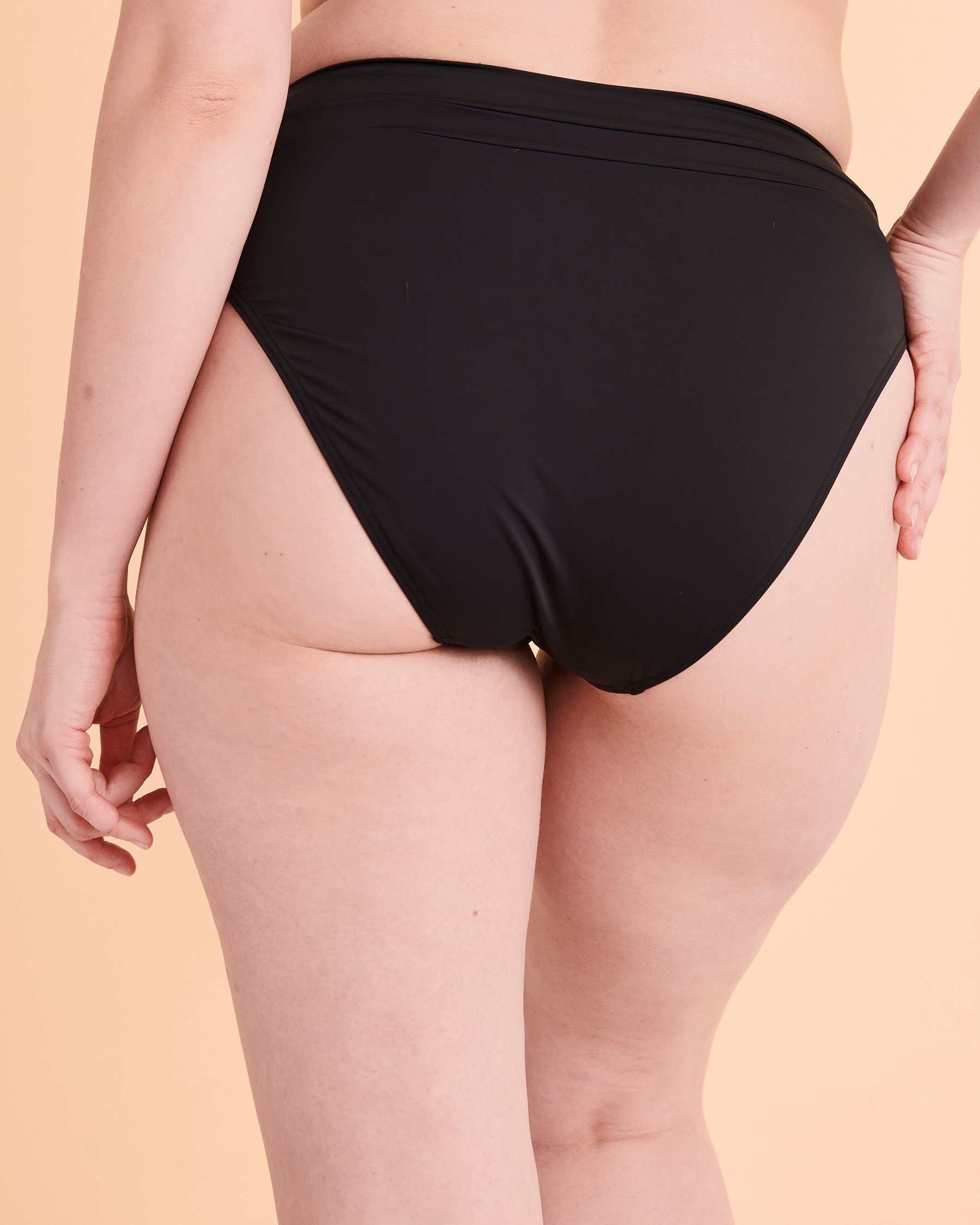 EAU DE SEA OCEAN BLUES High Waist Bikini Bottom Black 01300186 - View3