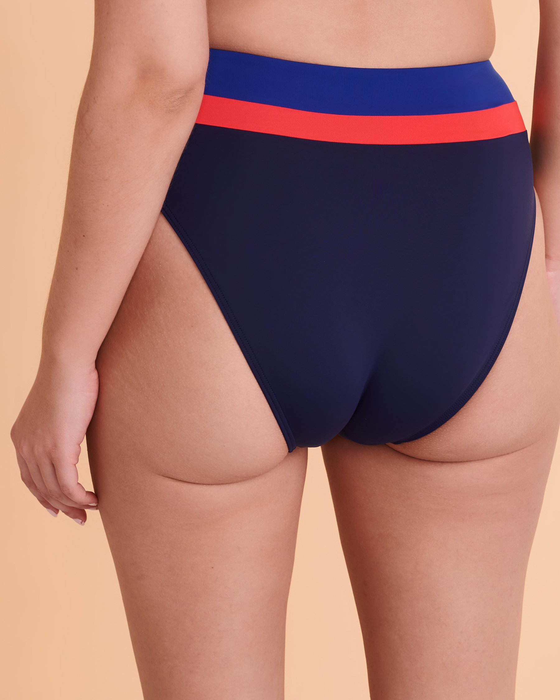 EAU DE SEA OCEAN BLUES High Waist Bikini Bottom Navy 01300186 - View2