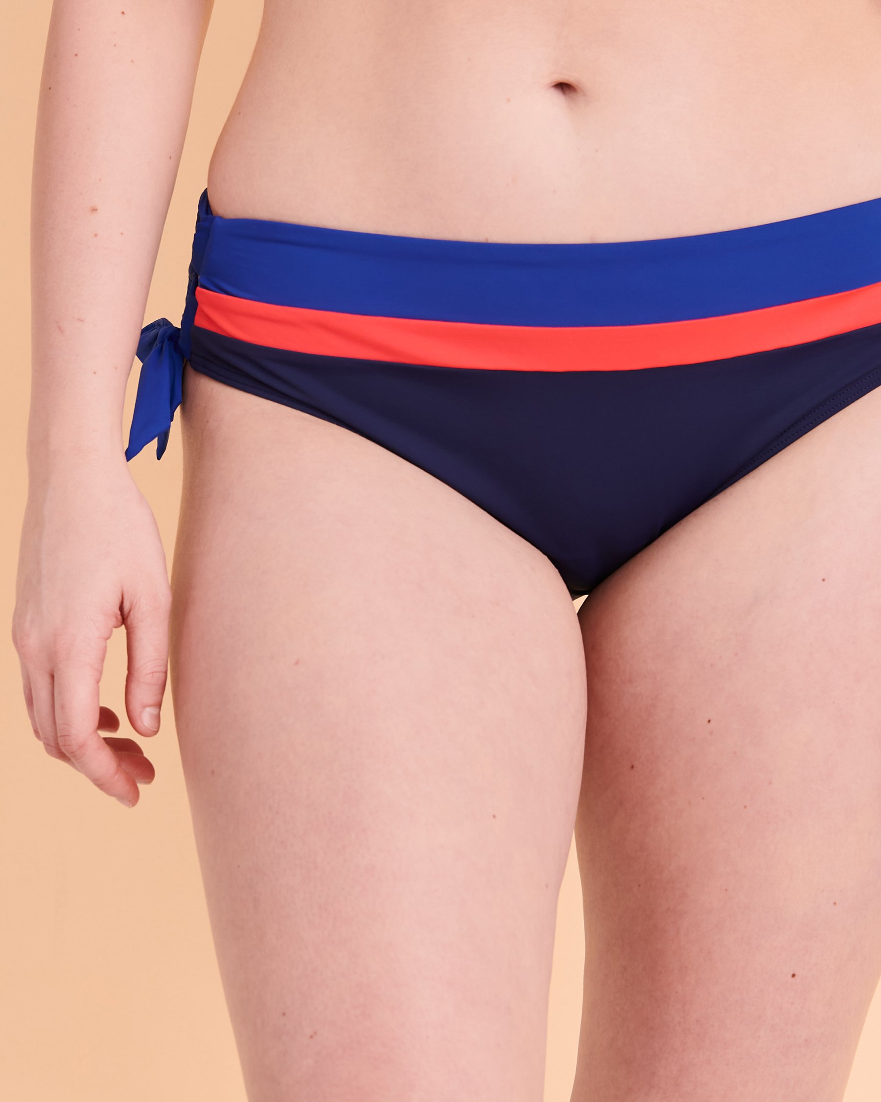 EAU DE SEA OCEAN BLUES Side Tie Bikini Bottom Navy 01300192 - View3