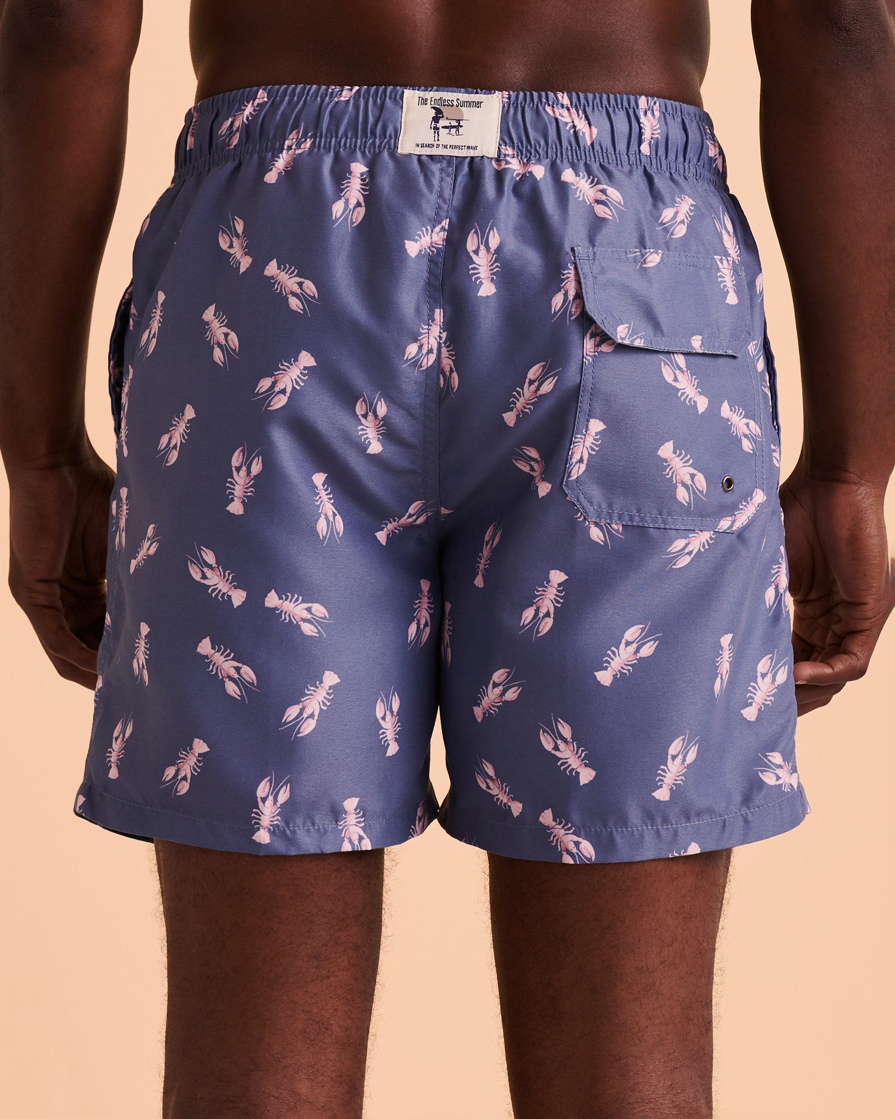 ENDLESS SUMMER DENIM Volley Swimsuit Lobster E30622 - View2