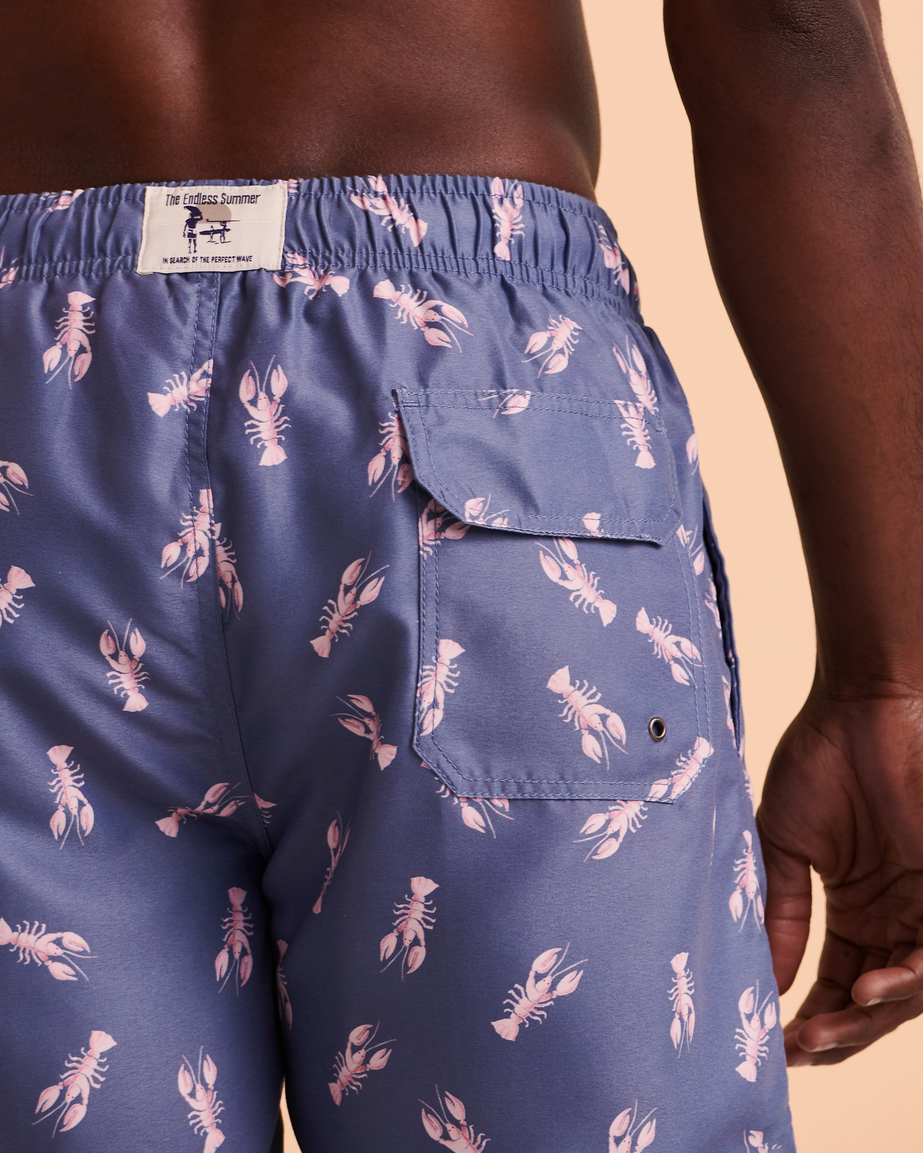ENDLESS SUMMER DENIM Volley Swimsuit Lobster E30622 - View3