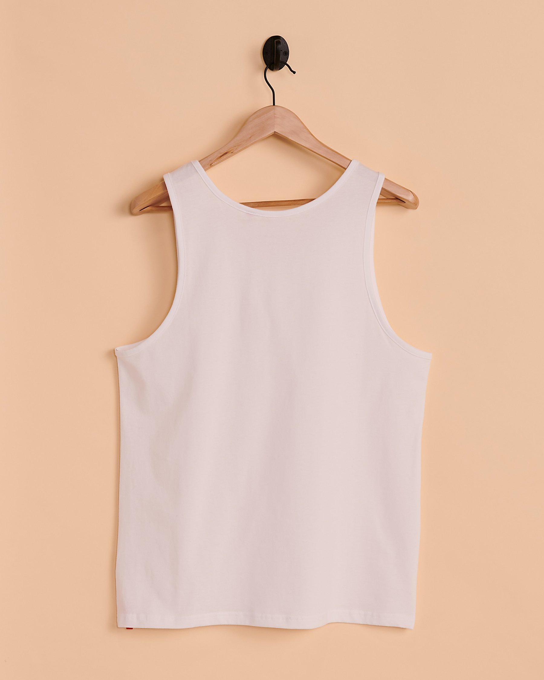 HAMABE Cotton Tank White 04100008 - View2