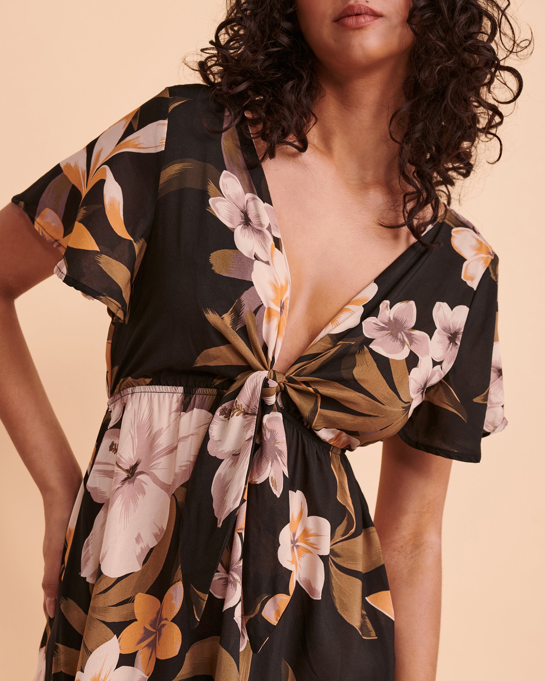 MAAJI ALOHA Recycled Fibers Mini Dress Tropical print 1929CSD601 - View2