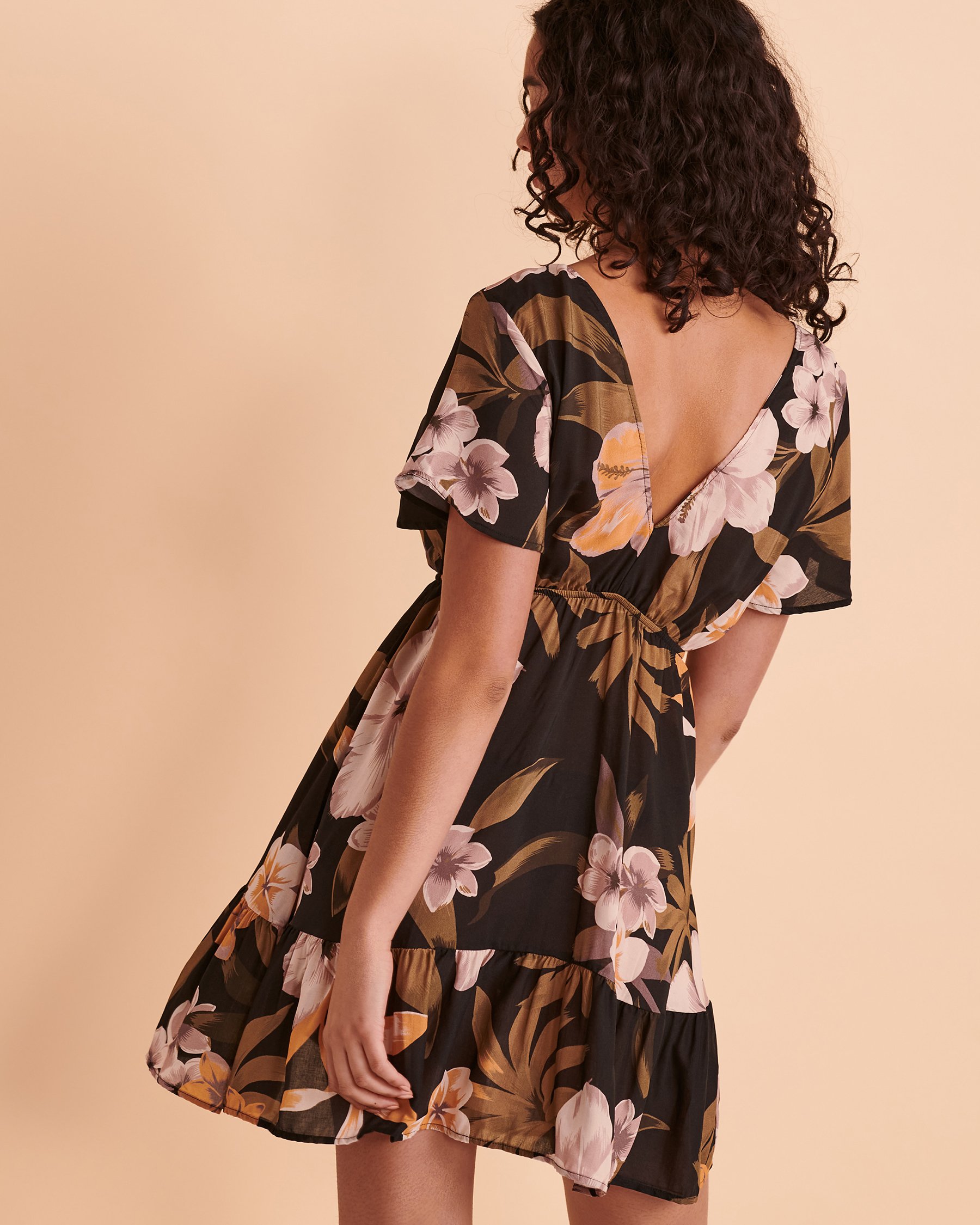 MAAJI ALOHA Recycled Fibers Mini Dress Tropical print 1929CSD601 - View4