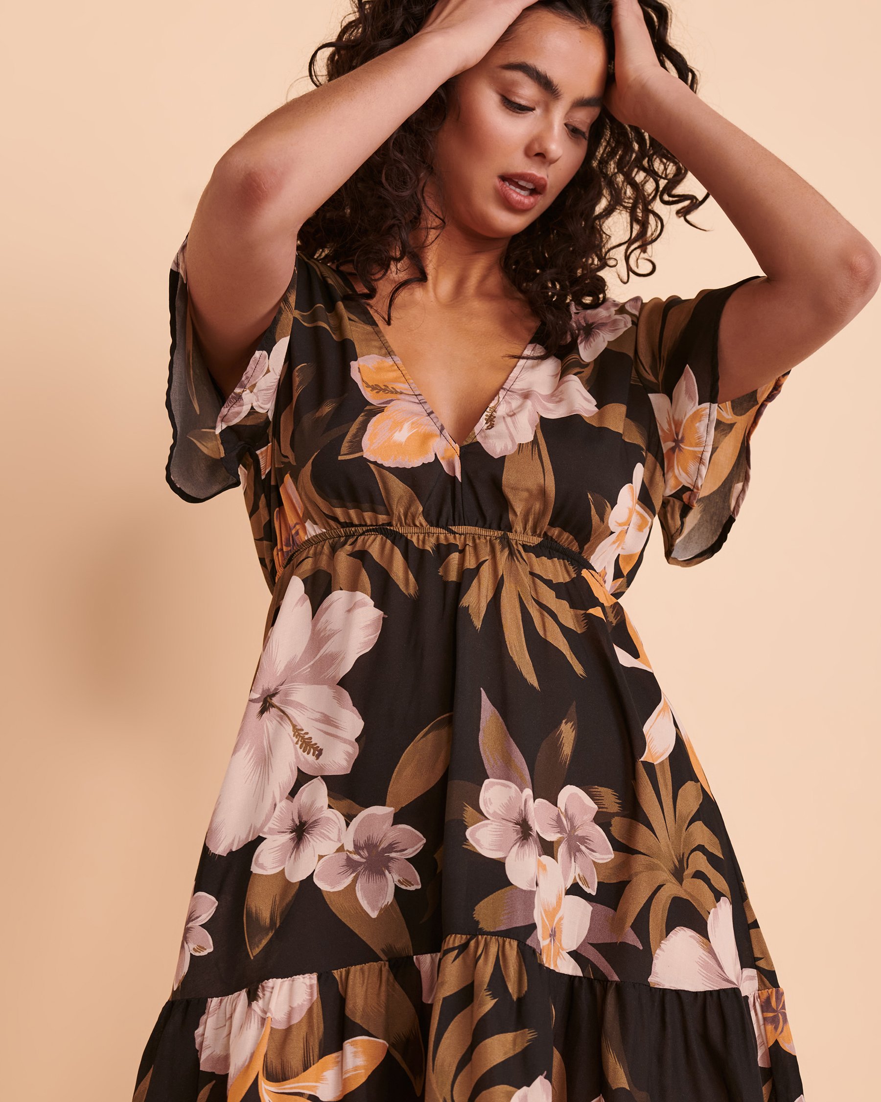MAAJI ALOHA Recycled Fibers Mini Dress Tropical print 1929CSD601 - View5