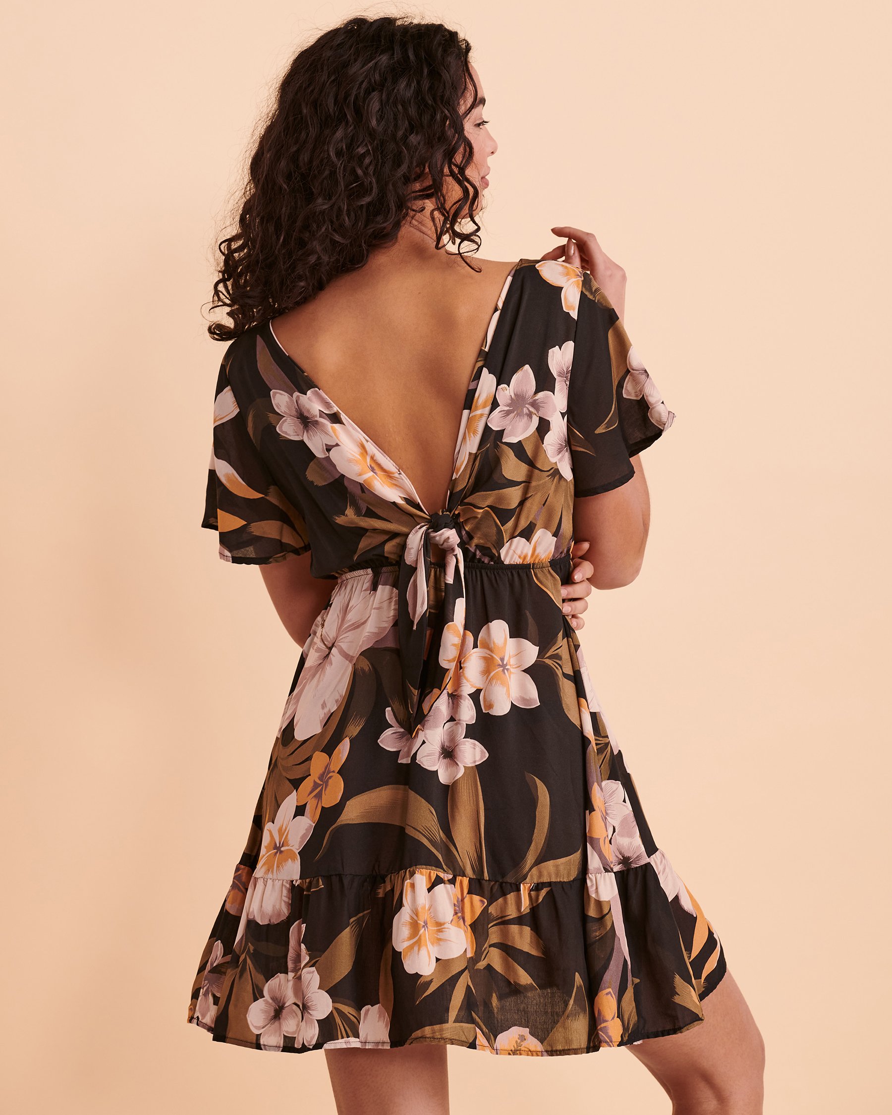 MAAJI ALOHA Recycled Fibers Mini Dress Tropical print 1929CSD601 - View6