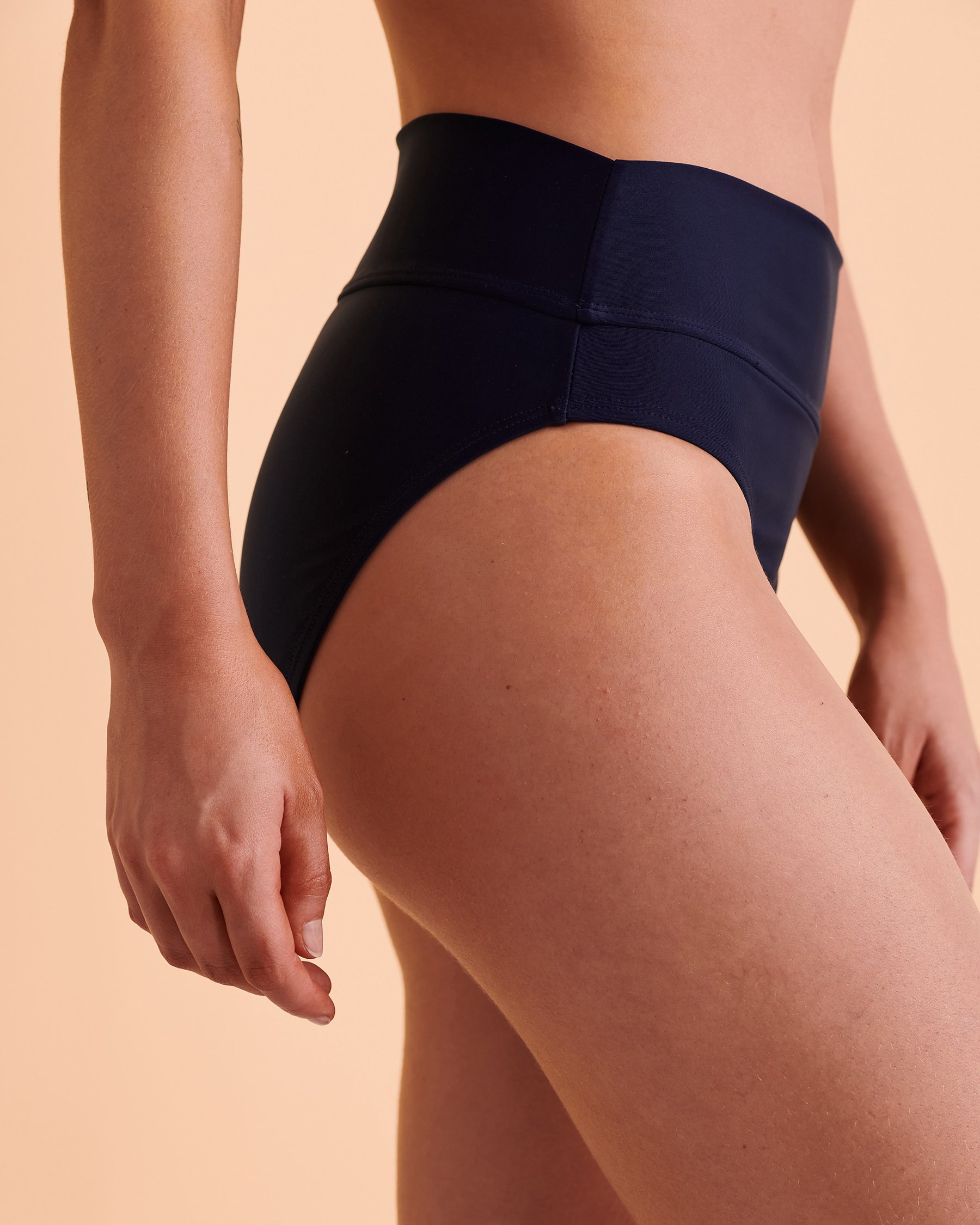 NAUTICA Core Mid Waist Bikini Bottom Navy 8LB306A - View3